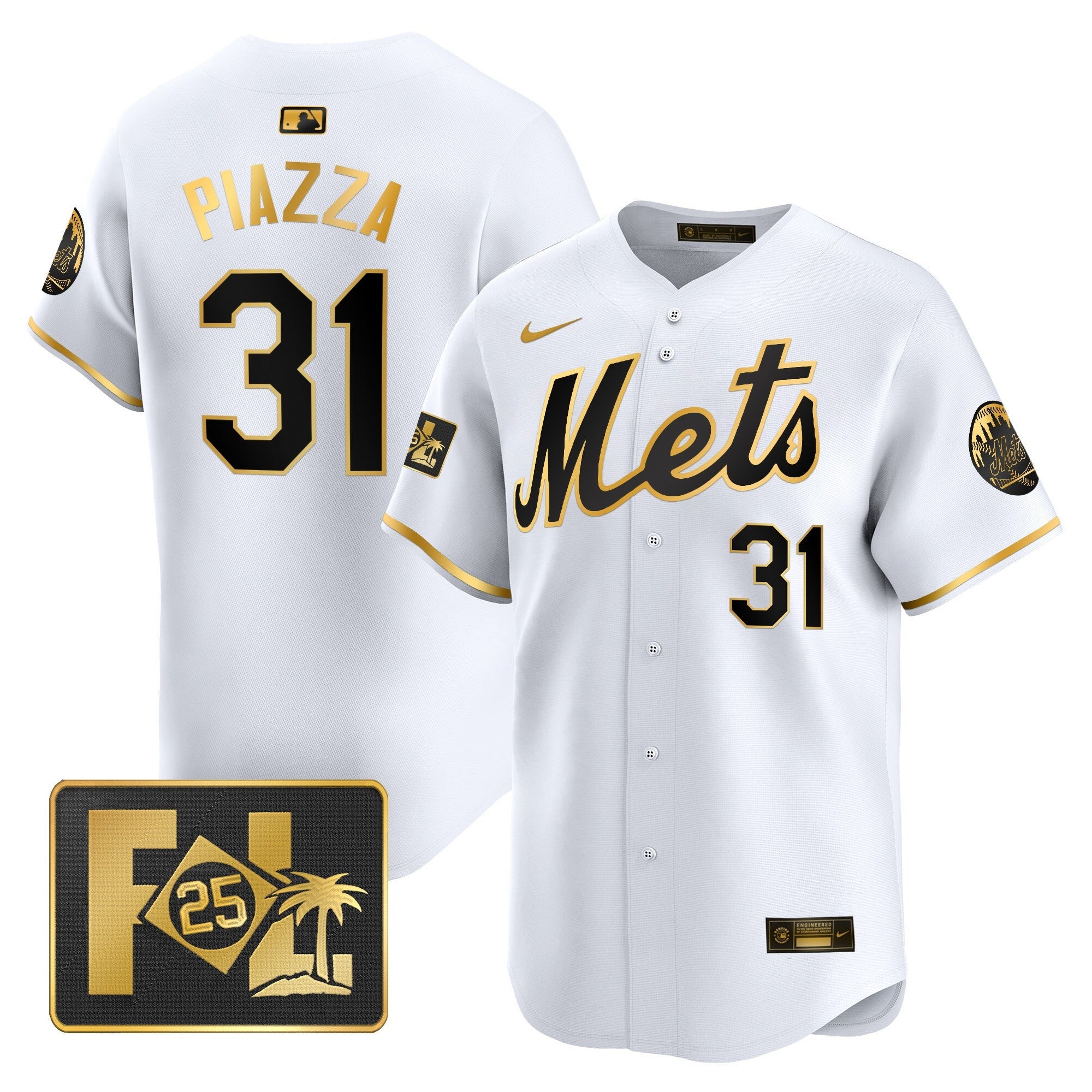 Men’s New York 2025 Spring Training Patch Vapor Premier Limited Jersey