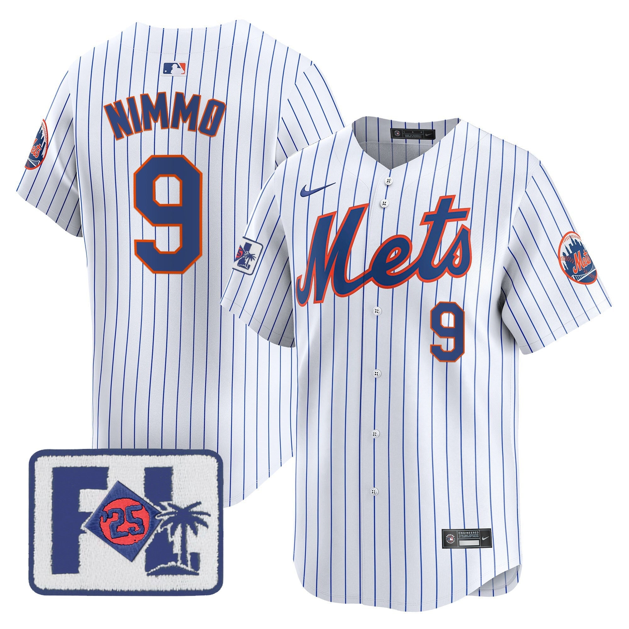 Men’s New York 2025 Spring Training Patch Vapor Premier Limited Jersey