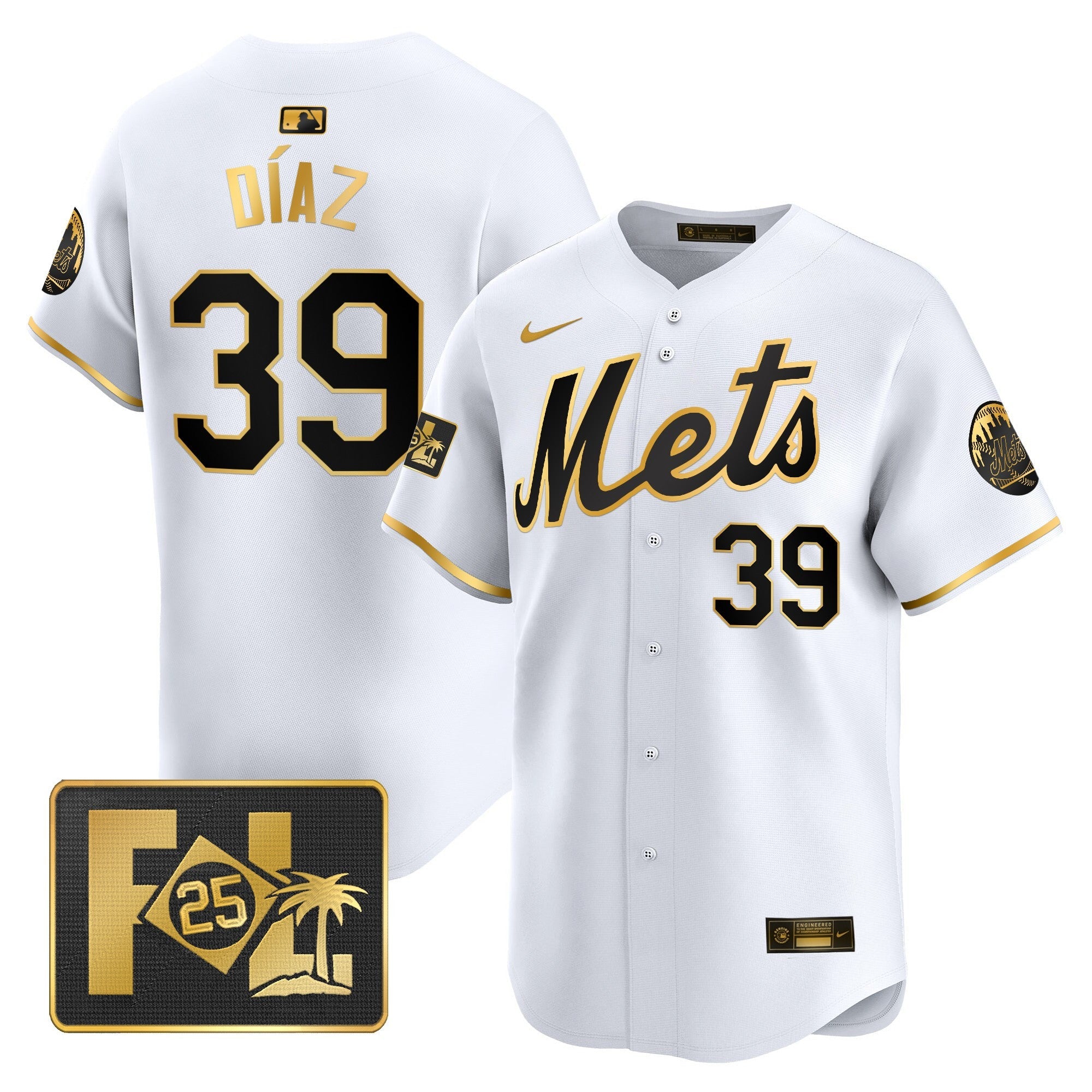 Men’s New York 2025 Spring Training Patch Vapor Premier Limited Jersey