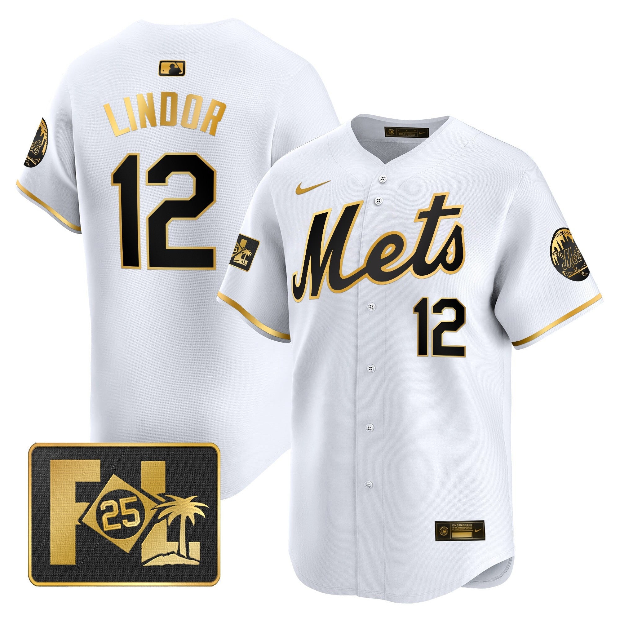 Men’s New York 2025 Spring Training Patch Vapor Premier Limited Jersey