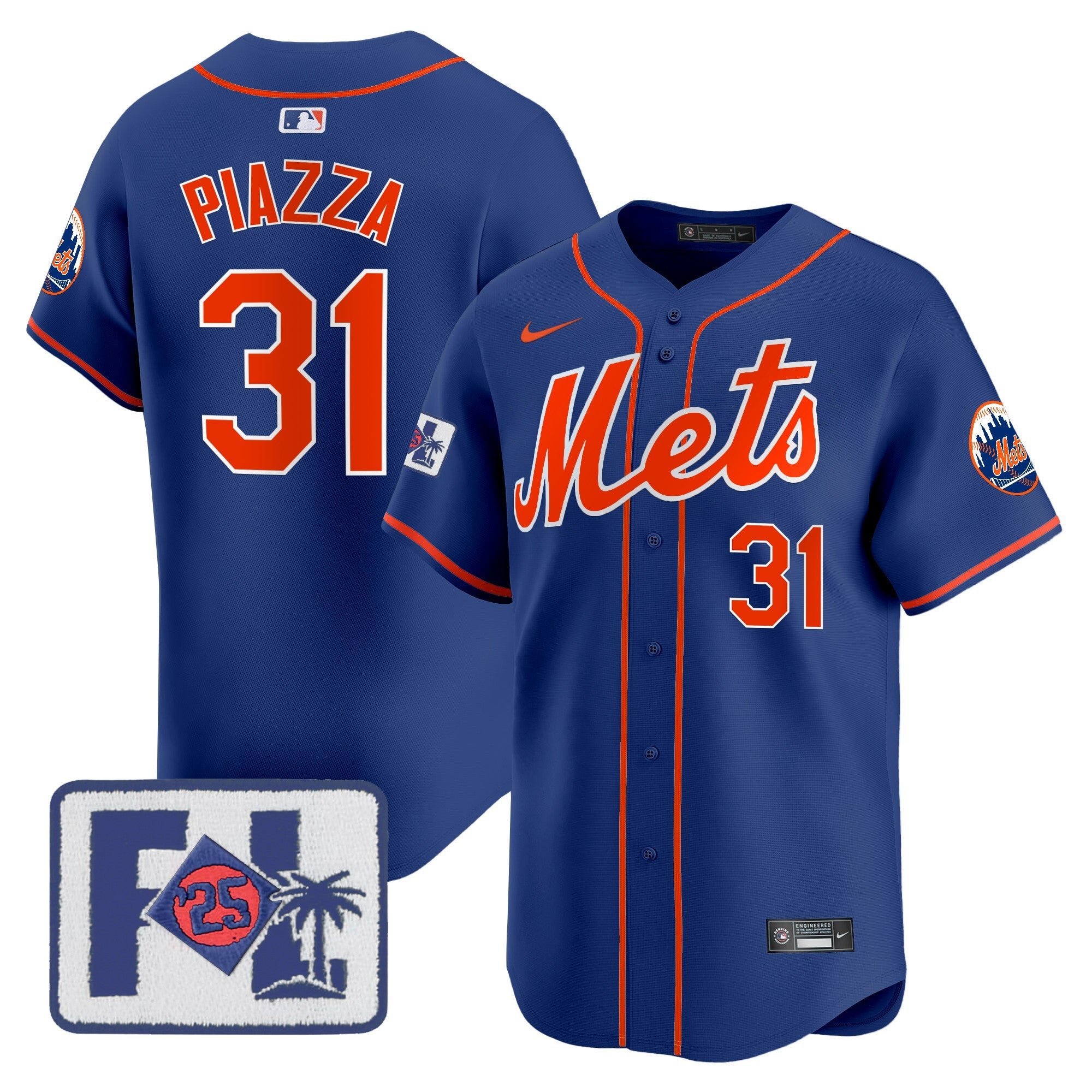 Men’s New York 2025 Spring Training Patch Vapor Premier Limited Jersey
