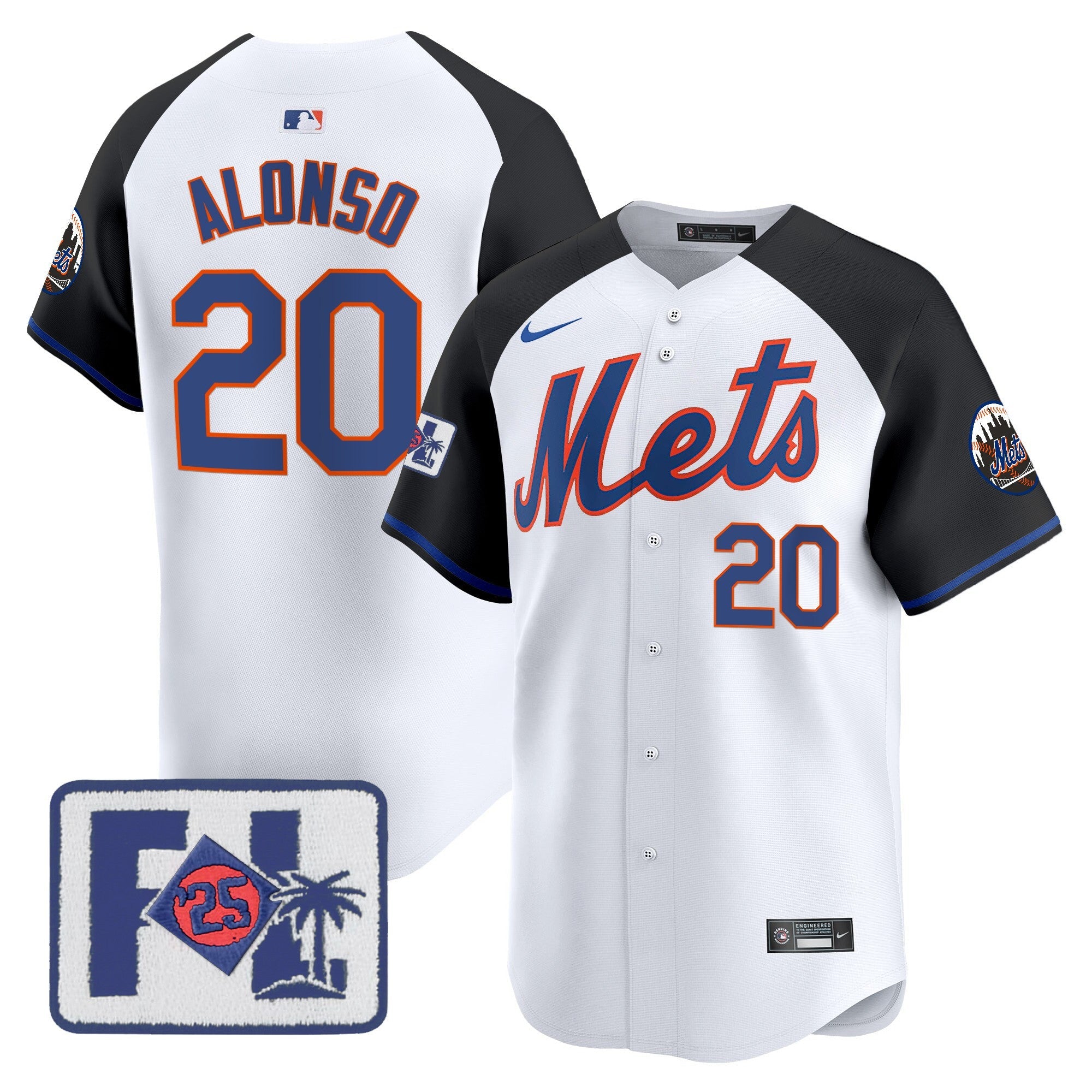 Men’s New York 2025 Spring Training Patch Vapor Premier Limited Jersey