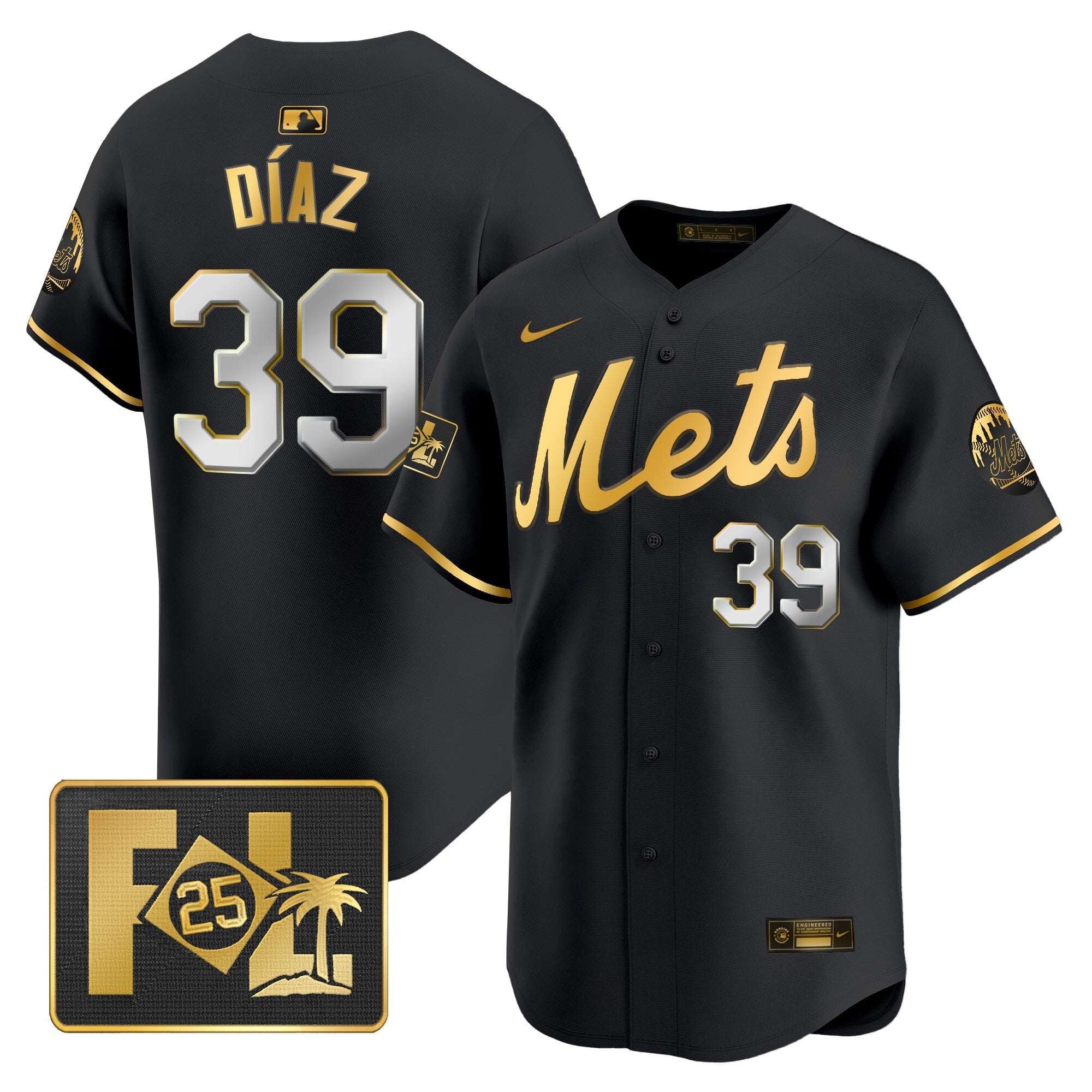 Men’s New York 2025 Spring Training Patch Vapor Premier Limited Jersey