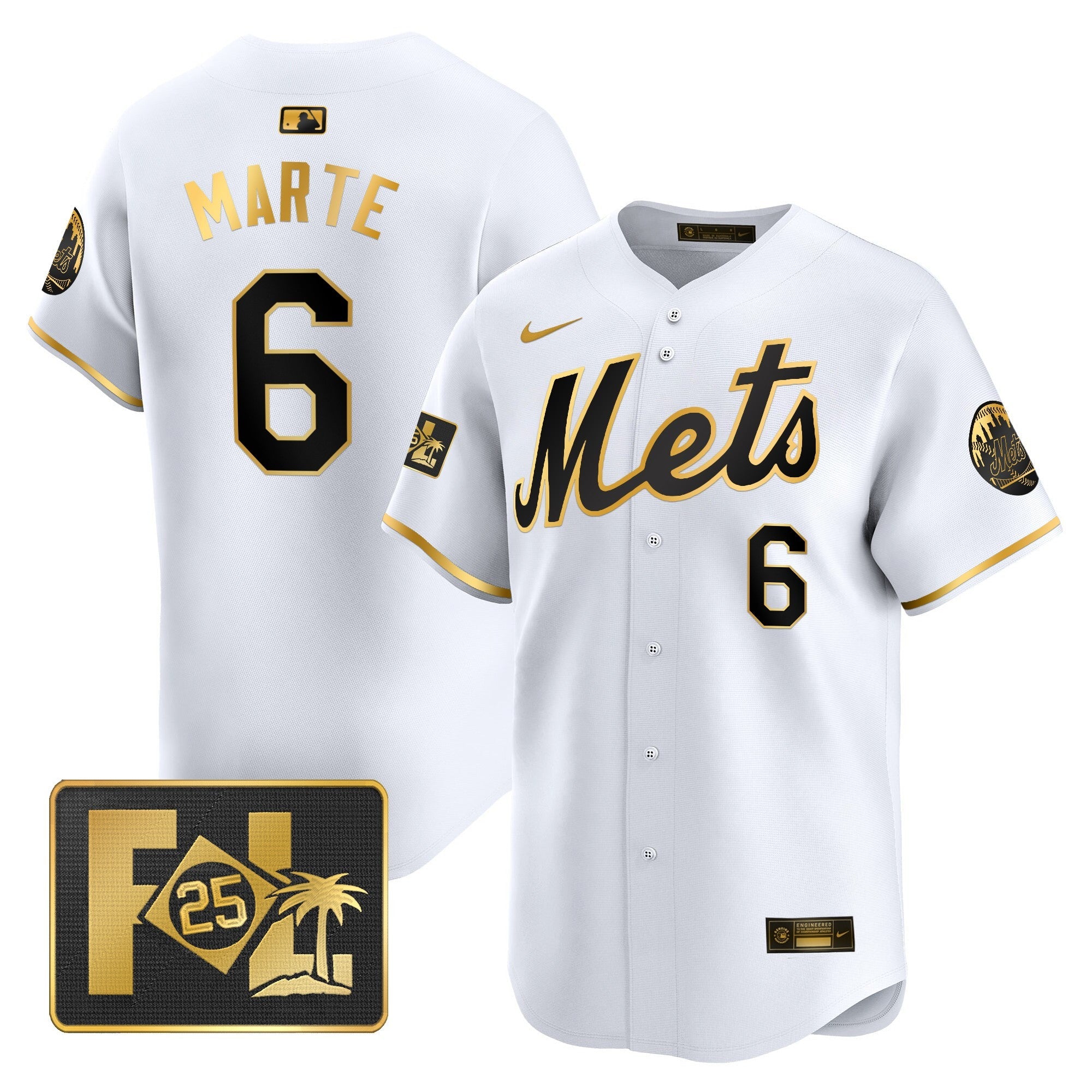 Men’s New York 2025 Spring Training Patch Vapor Premier Limited Jersey