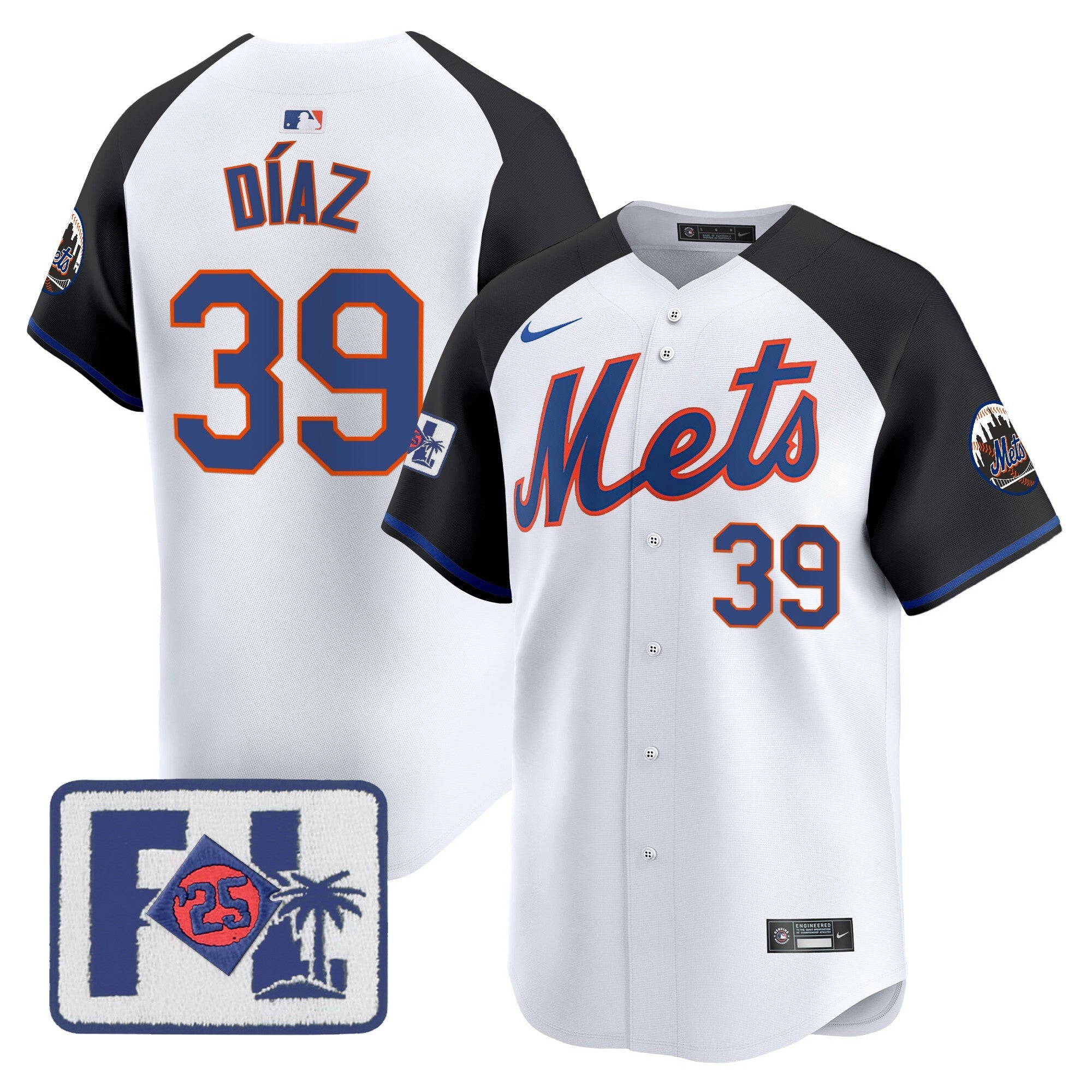 Men’s New York 2025 Spring Training Patch Vapor Premier Limited Jersey