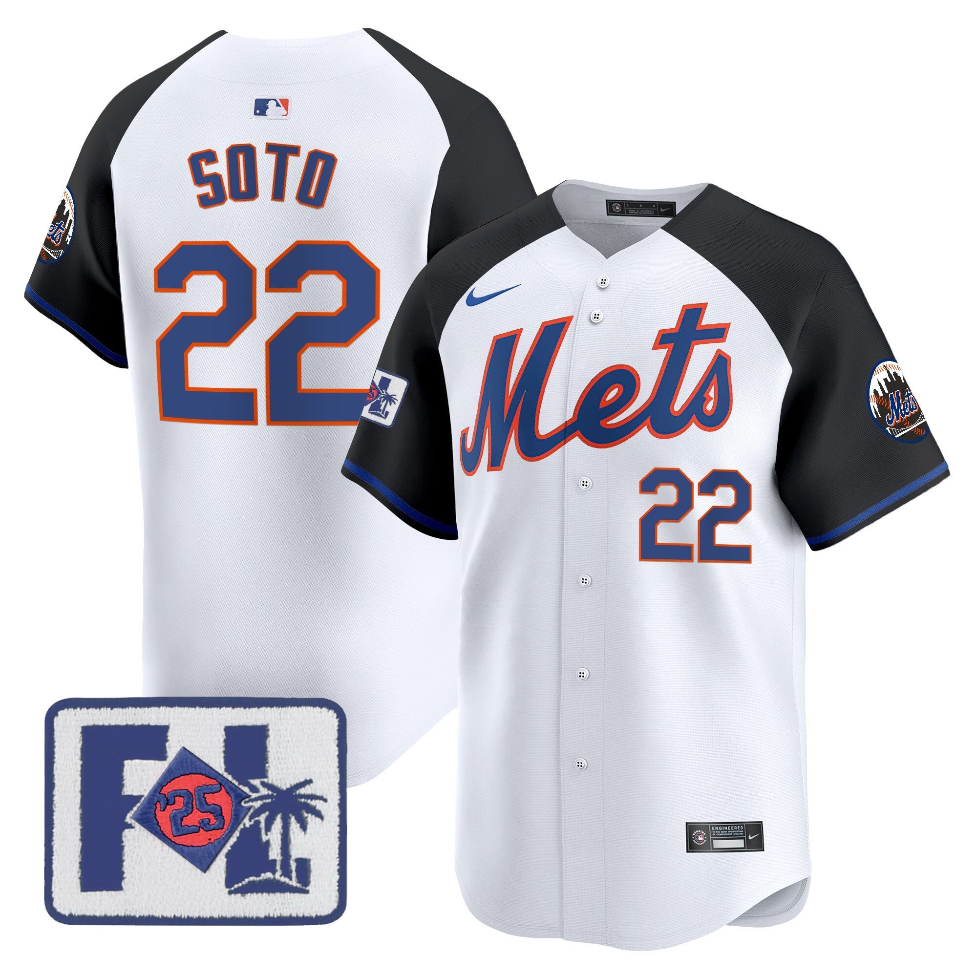 Men’s New York 2025 Spring Training Patch Vapor Premier Limited Jersey
