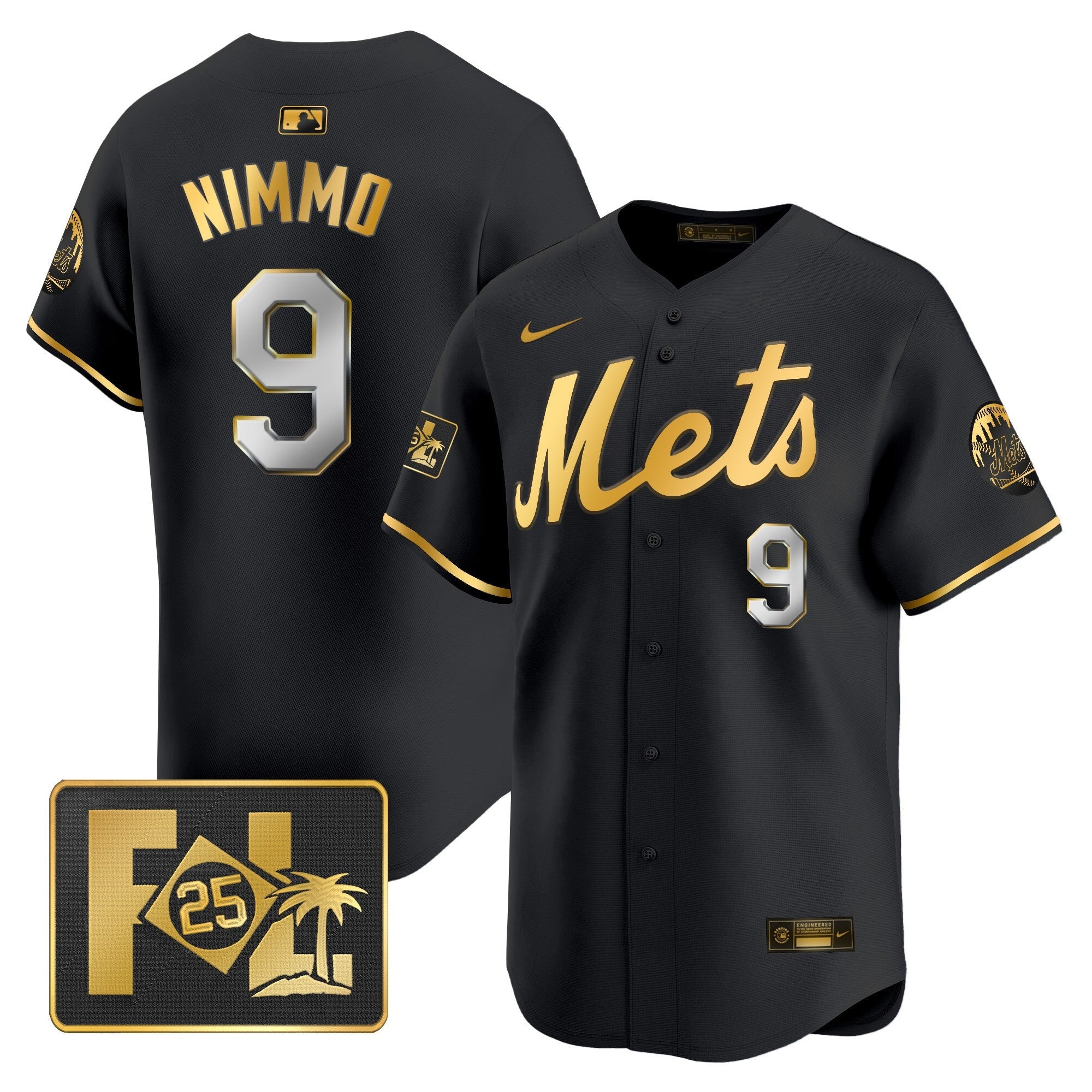 Men’s New York 2025 Spring Training Patch Vapor Premier Limited Jersey