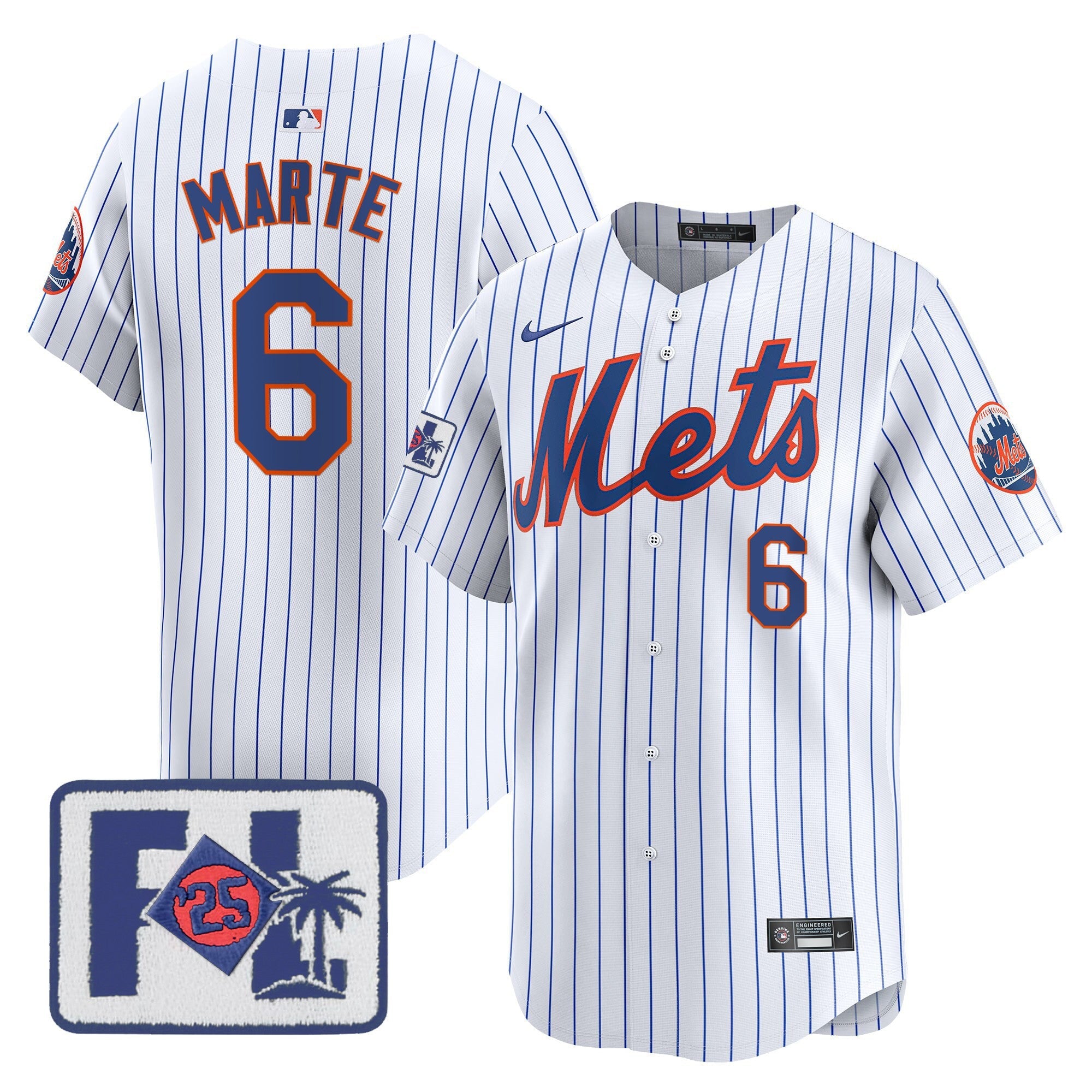 Men’s New York 2025 Spring Training Patch Vapor Premier Limited Jersey
