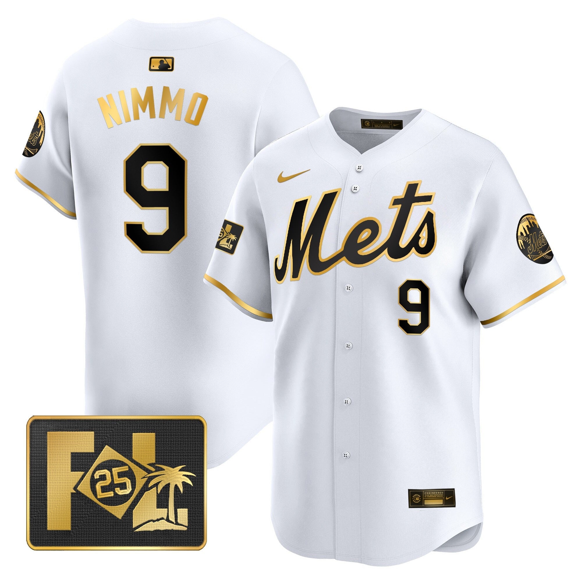 Men’s New York 2025 Spring Training Patch Vapor Premier Limited Jersey