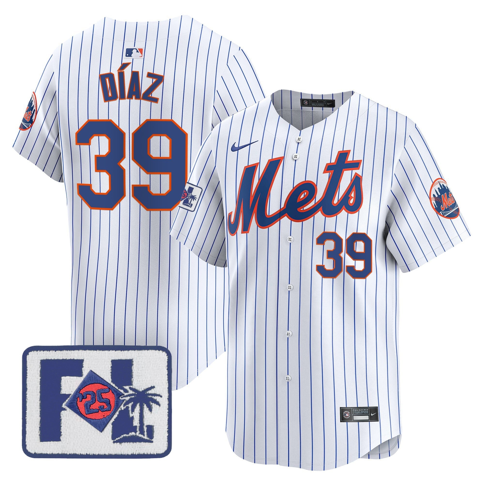 Men’s New York 2025 Spring Training Patch Vapor Premier Limited Jersey