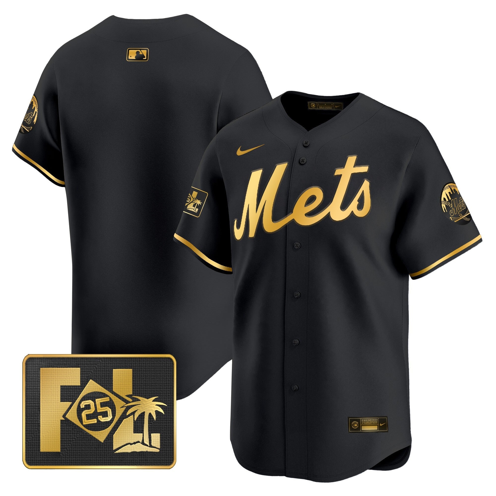 Men’s New York 2025 Spring Training Patch Vapor Premier Limited Jersey
