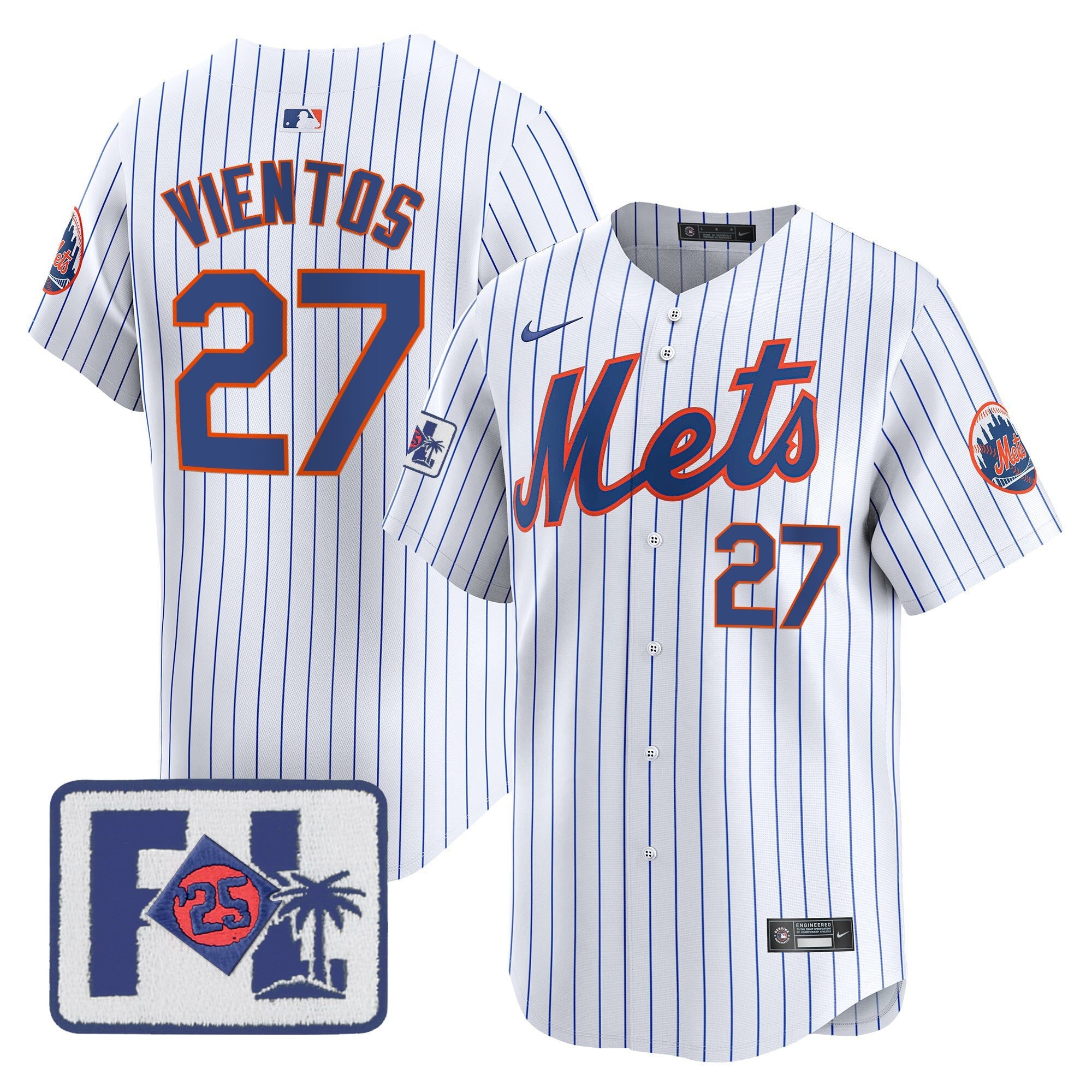 Men’s New York 2025 Spring Training Patch Vapor Premier Limited Jersey