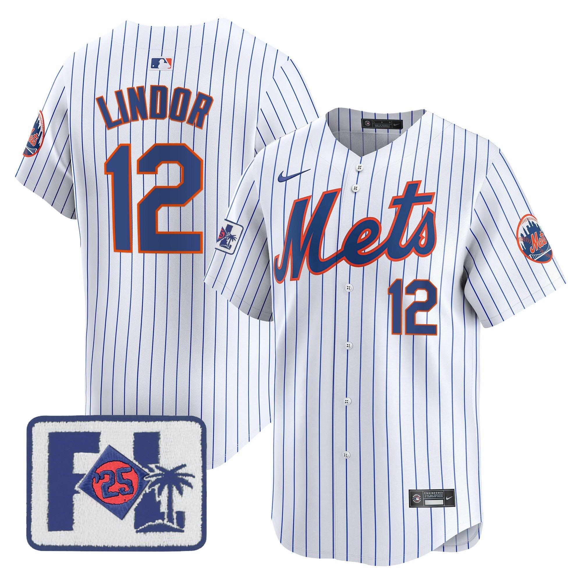 Men’s New York 2025 Spring Training Patch Vapor Premier Limited Jersey