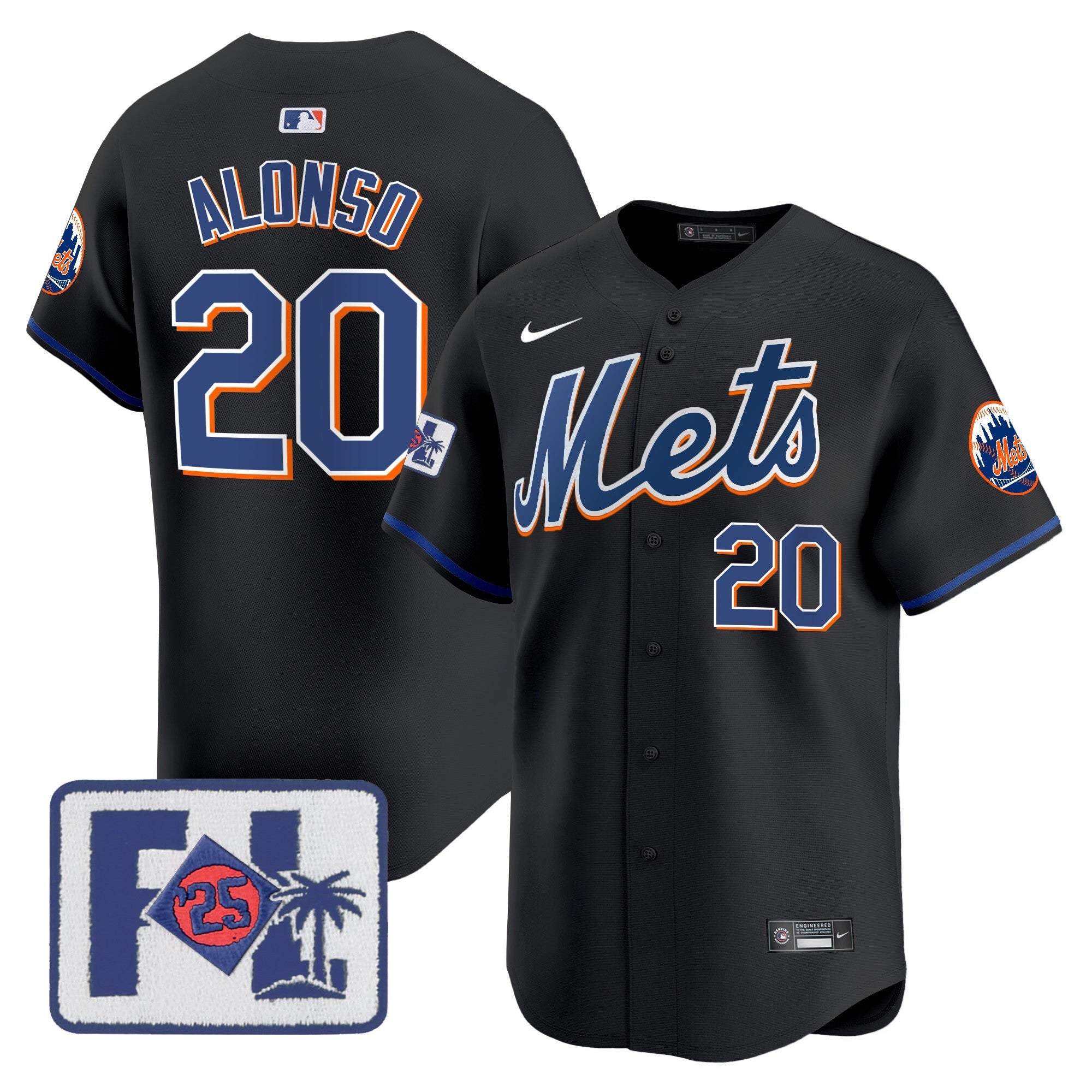 Men’s New York 2025 Spring Training Patch Vapor Premier Limited Jersey