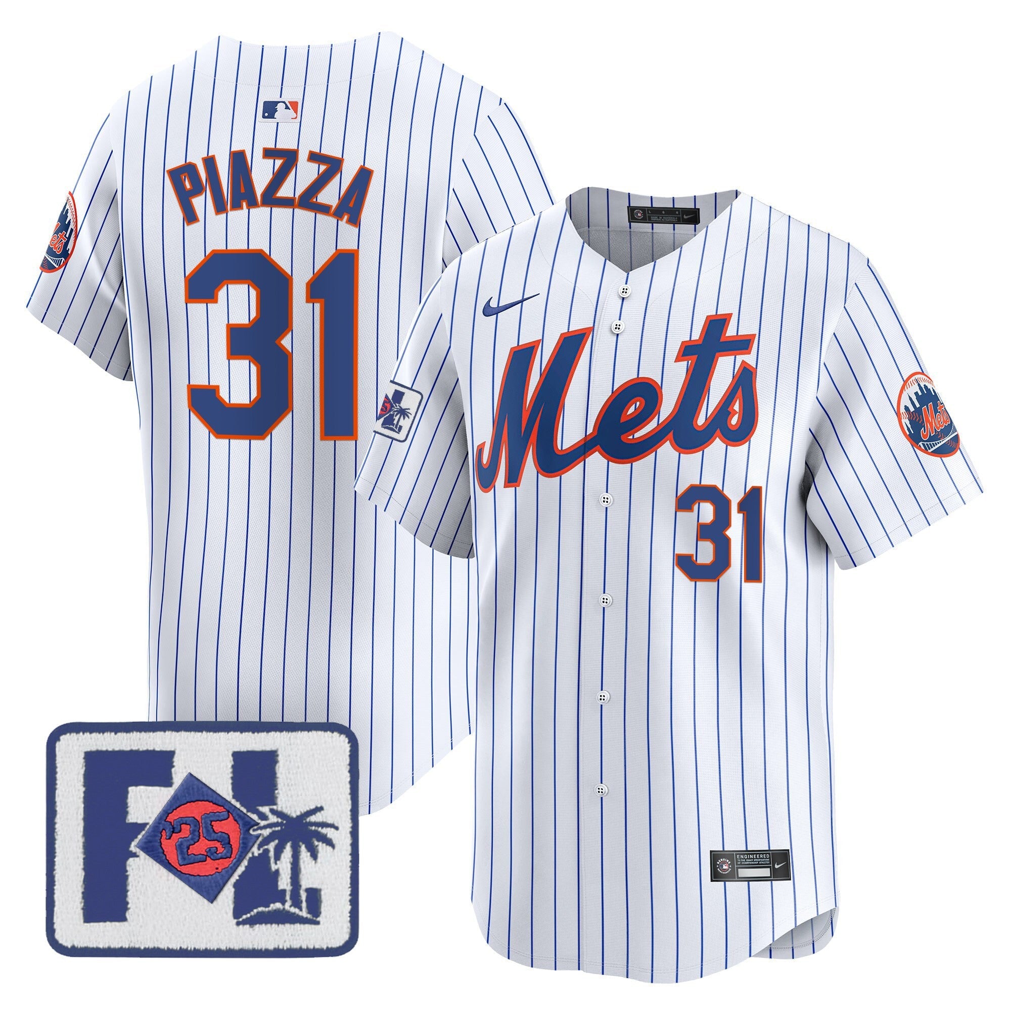 Men’s New York 2025 Spring Training Patch Vapor Premier Limited Jersey