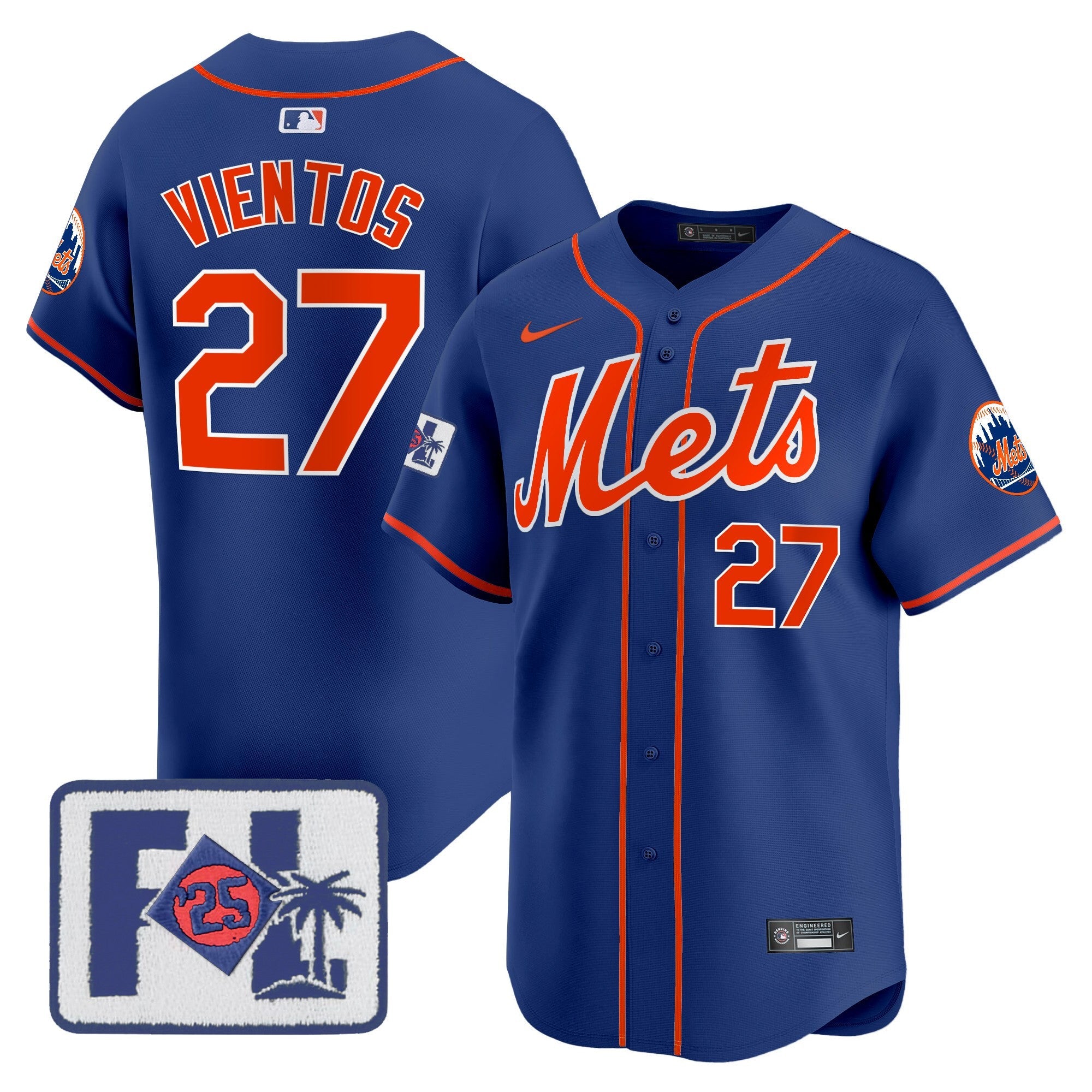 Men’s New York 2025 Spring Training Patch Vapor Premier Limited Jersey