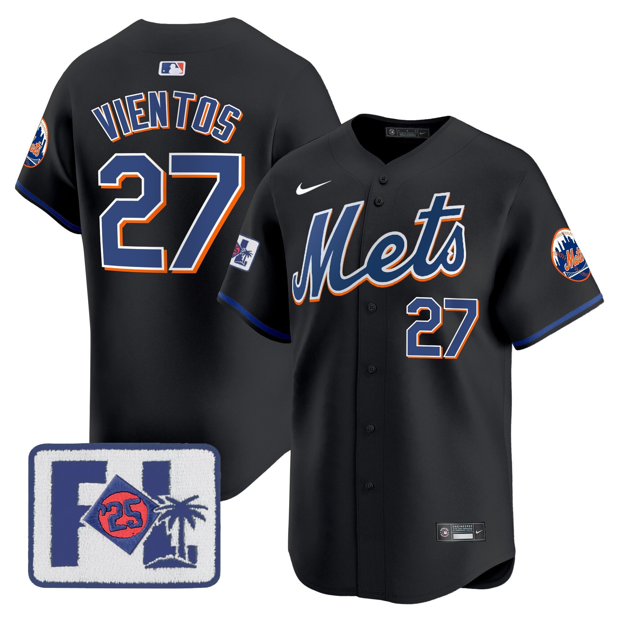 Men’s New York 2025 Spring Training Patch Vapor Premier Limited Jersey
