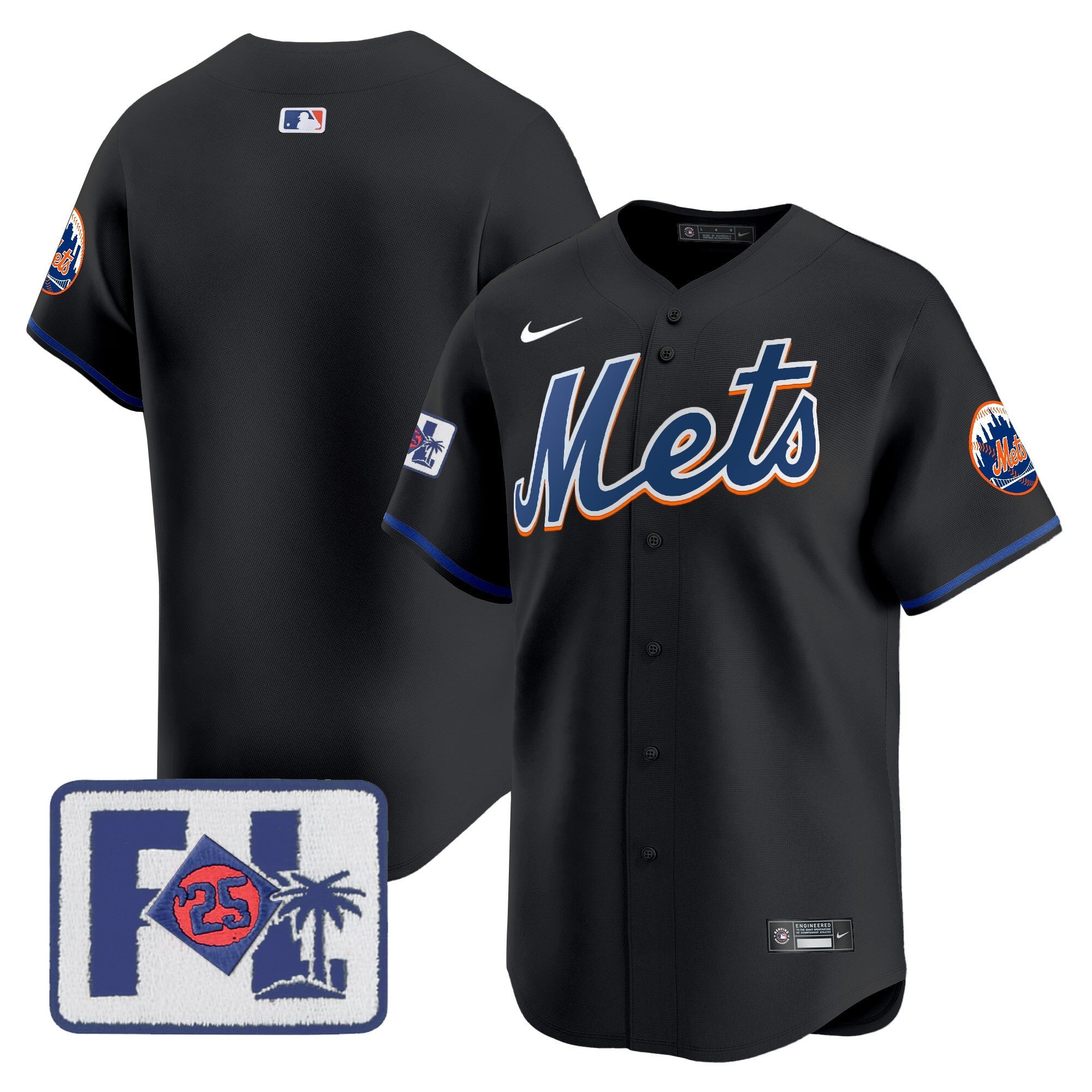 Men’s New York 2025 Spring Training Patch Vapor Premier Limited Jersey