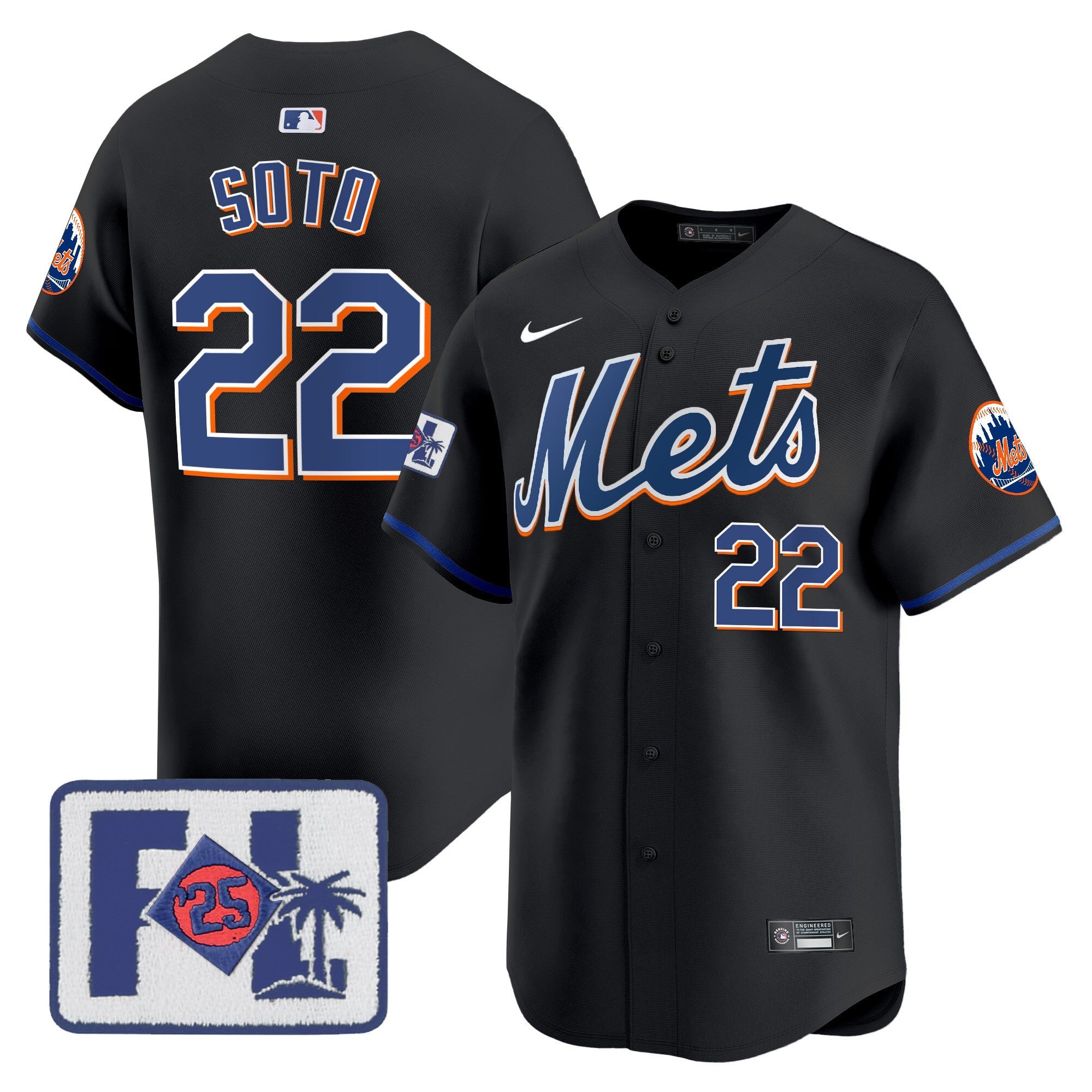 Men’s New York 2025 Spring Training Patch Vapor Premier Limited Jersey