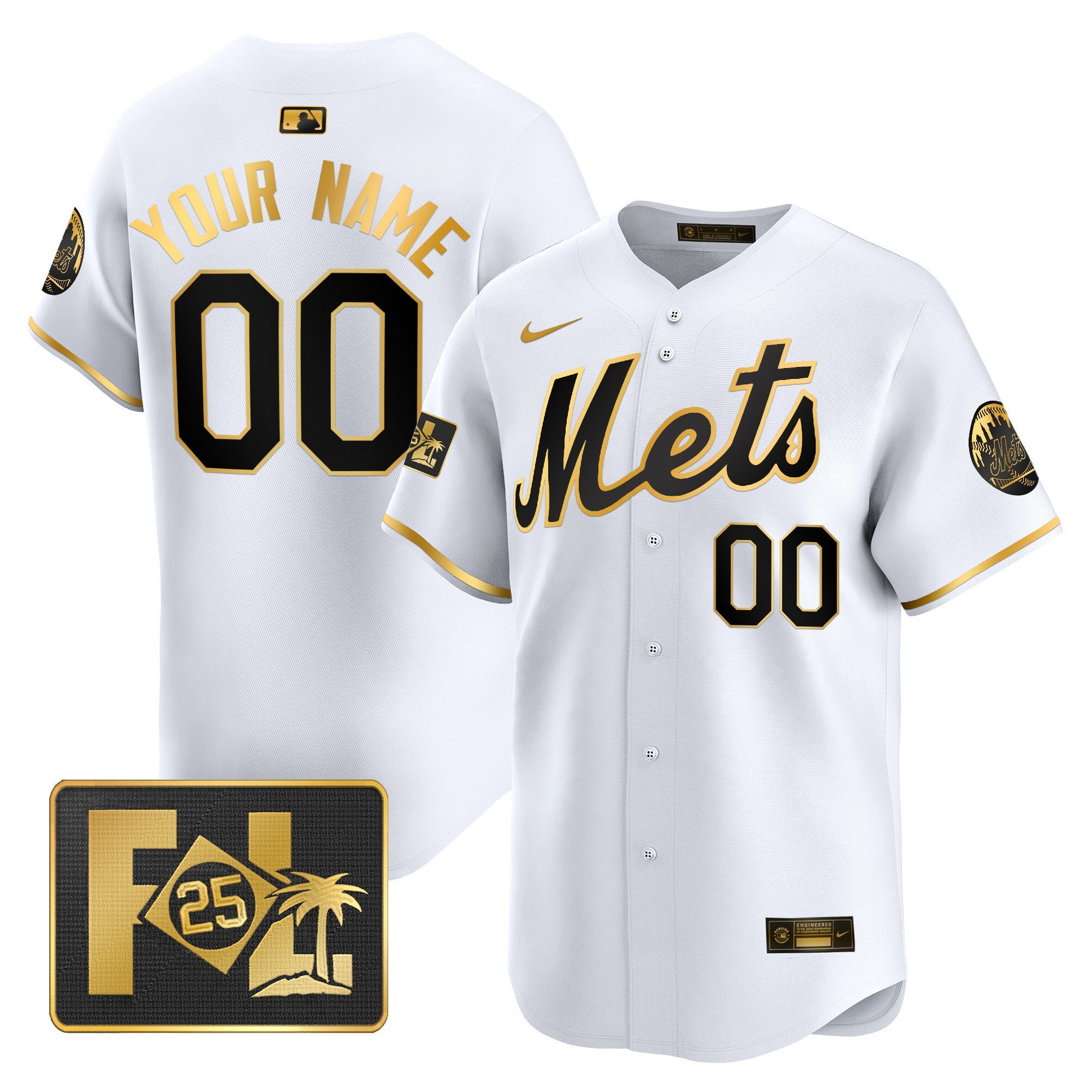 New York 2025 Spring Training Patch Vapor Premier Limited Custom Jersey
