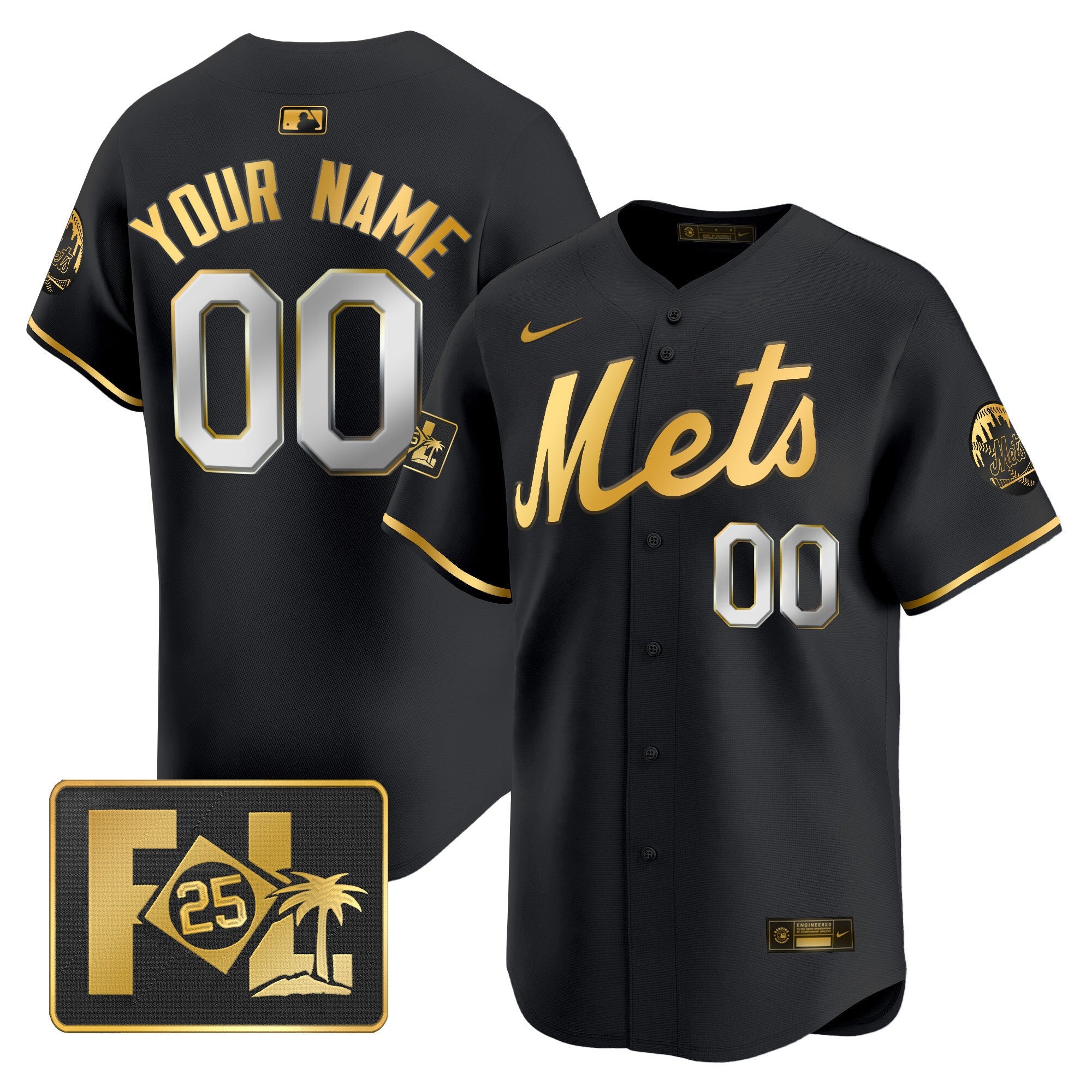 New York 2025 Spring Training Patch Vapor Premier Limited Custom Jersey