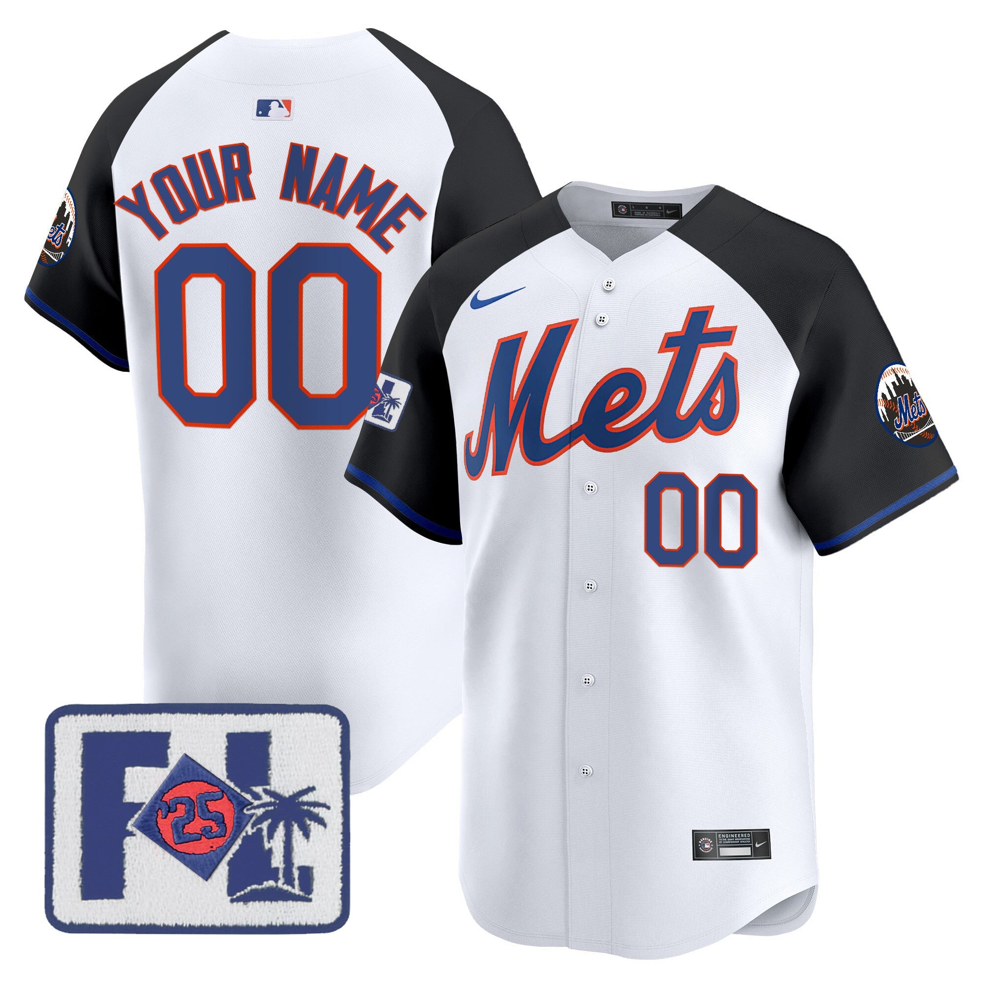 New York 2025 Spring Training Patch Vapor Premier Limited Custom Jersey