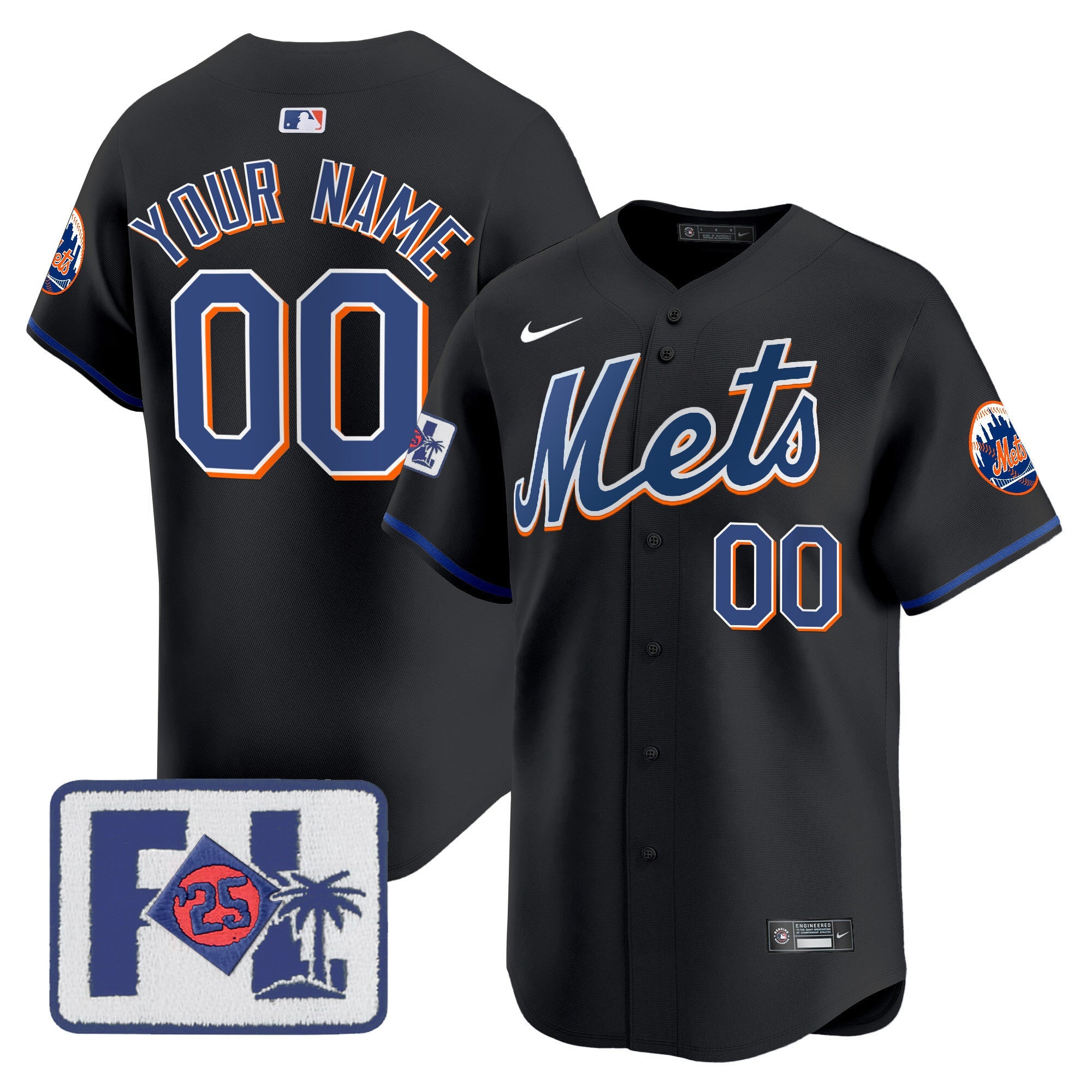 New York 2025 Spring Training Patch Vapor Premier Limited Custom Jersey