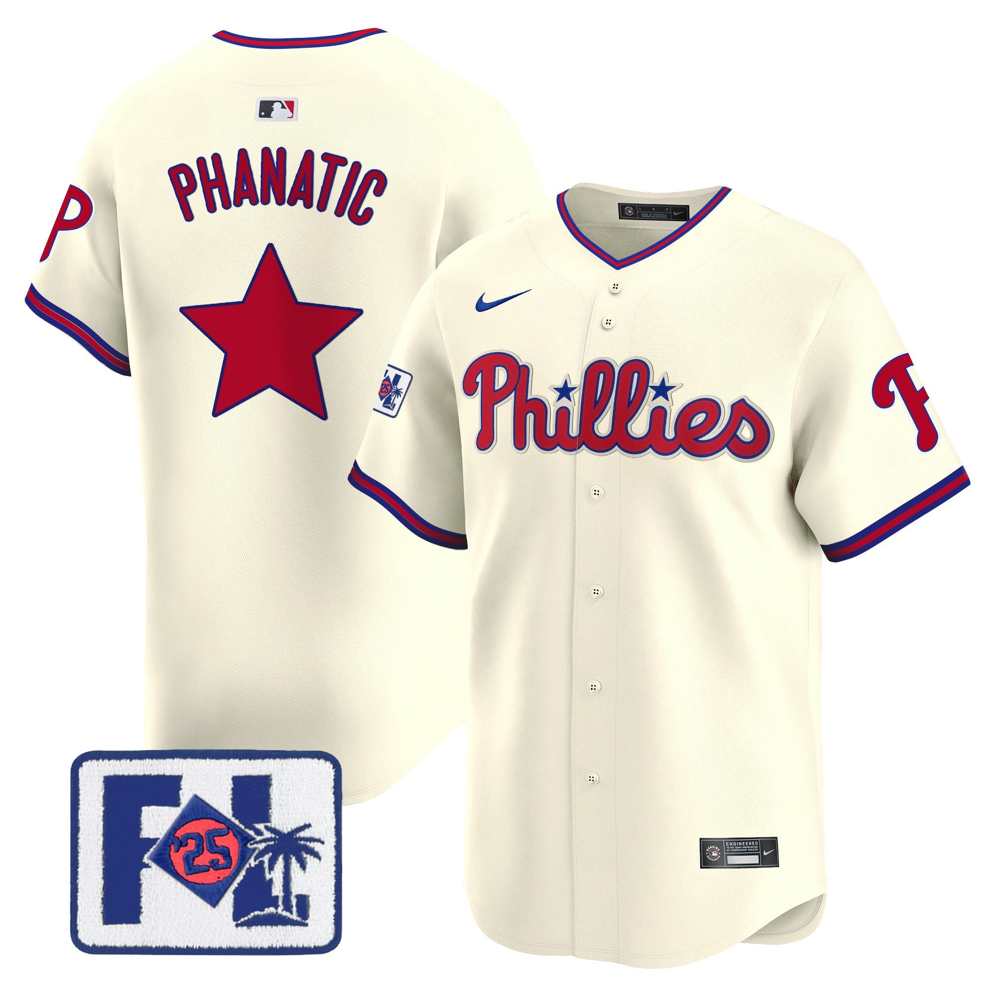 Men’s 2025 Spring Training Patch Vapor Premier Limited Jersey