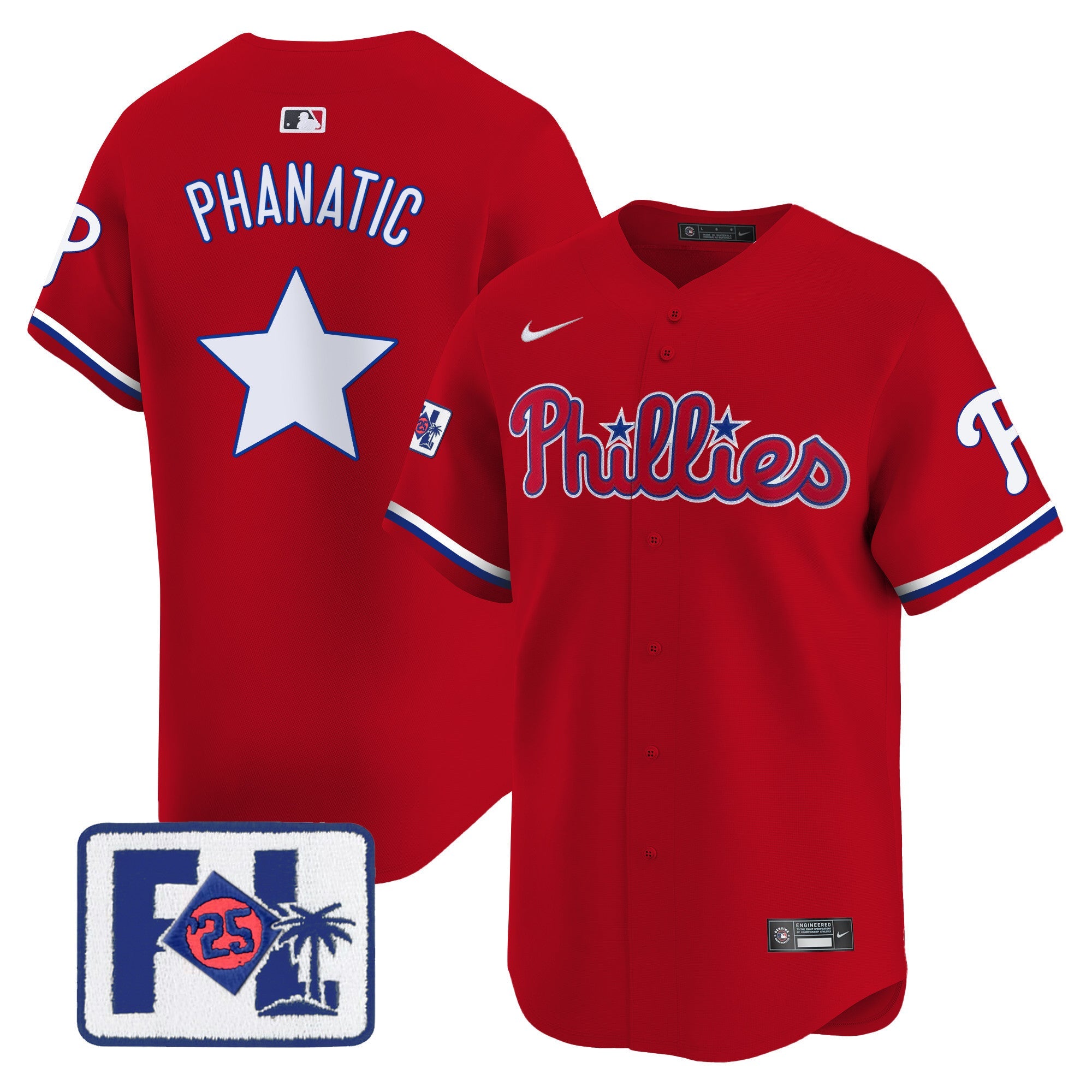 Men’s 2025 Spring Training Patch Vapor Premier Limited Jersey