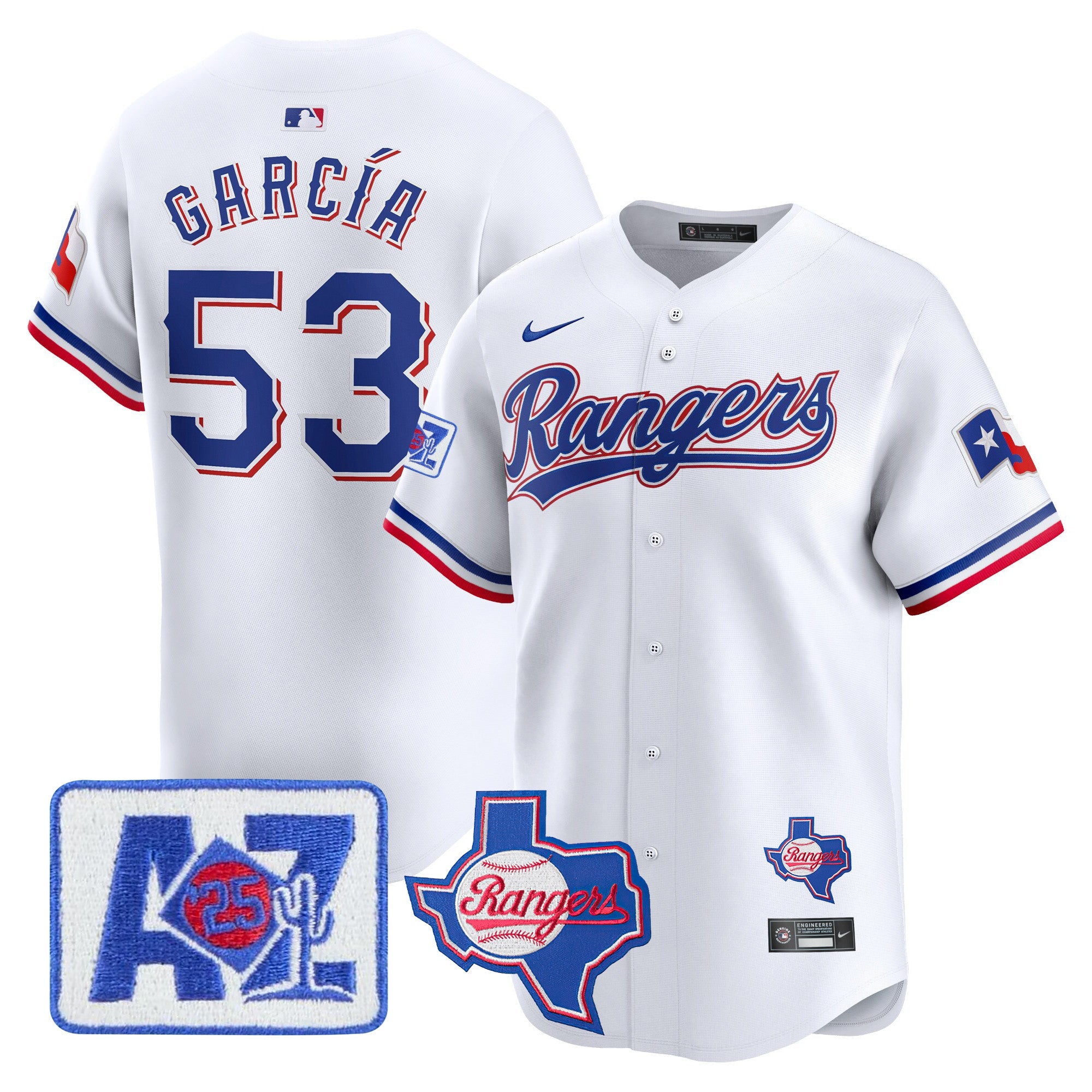 Men’s Texas 2025 Spring Training Patch Vapor Premier Limited Jersey