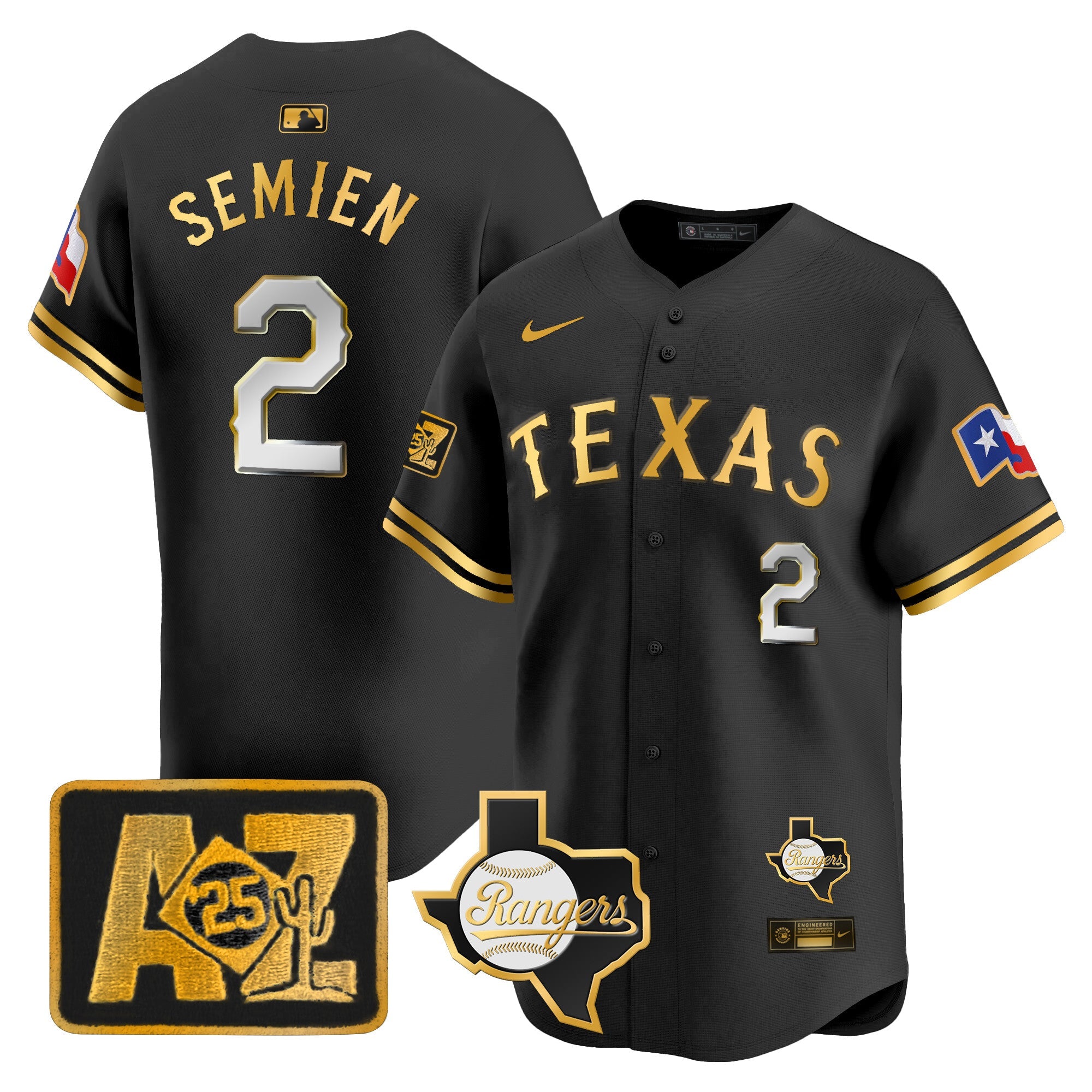 Men’s Texas 2025 Spring Training Patch Vapor Premier Limited Jersey
