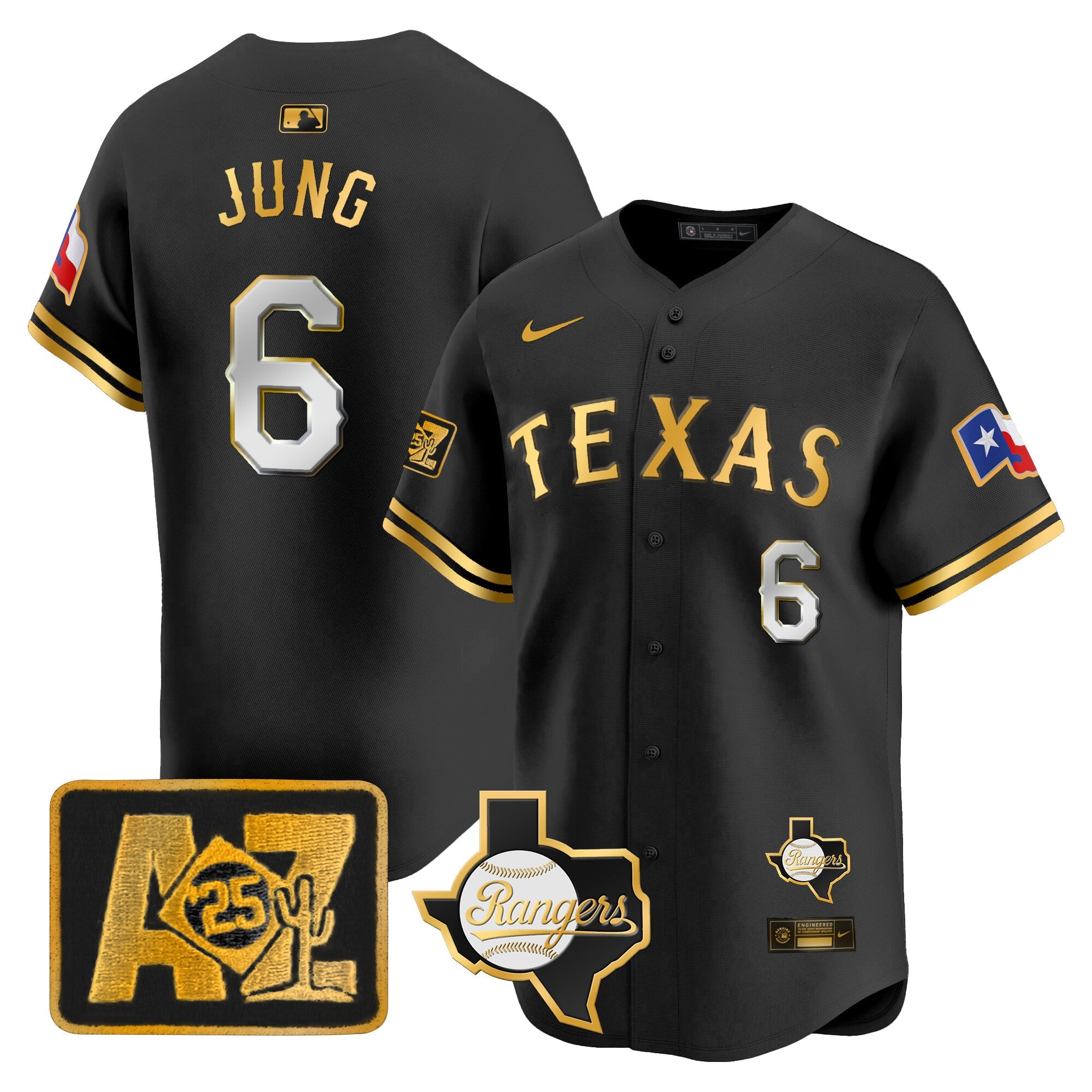 Men’s Texas 2025 Spring Training Patch Vapor Premier Limited Jersey