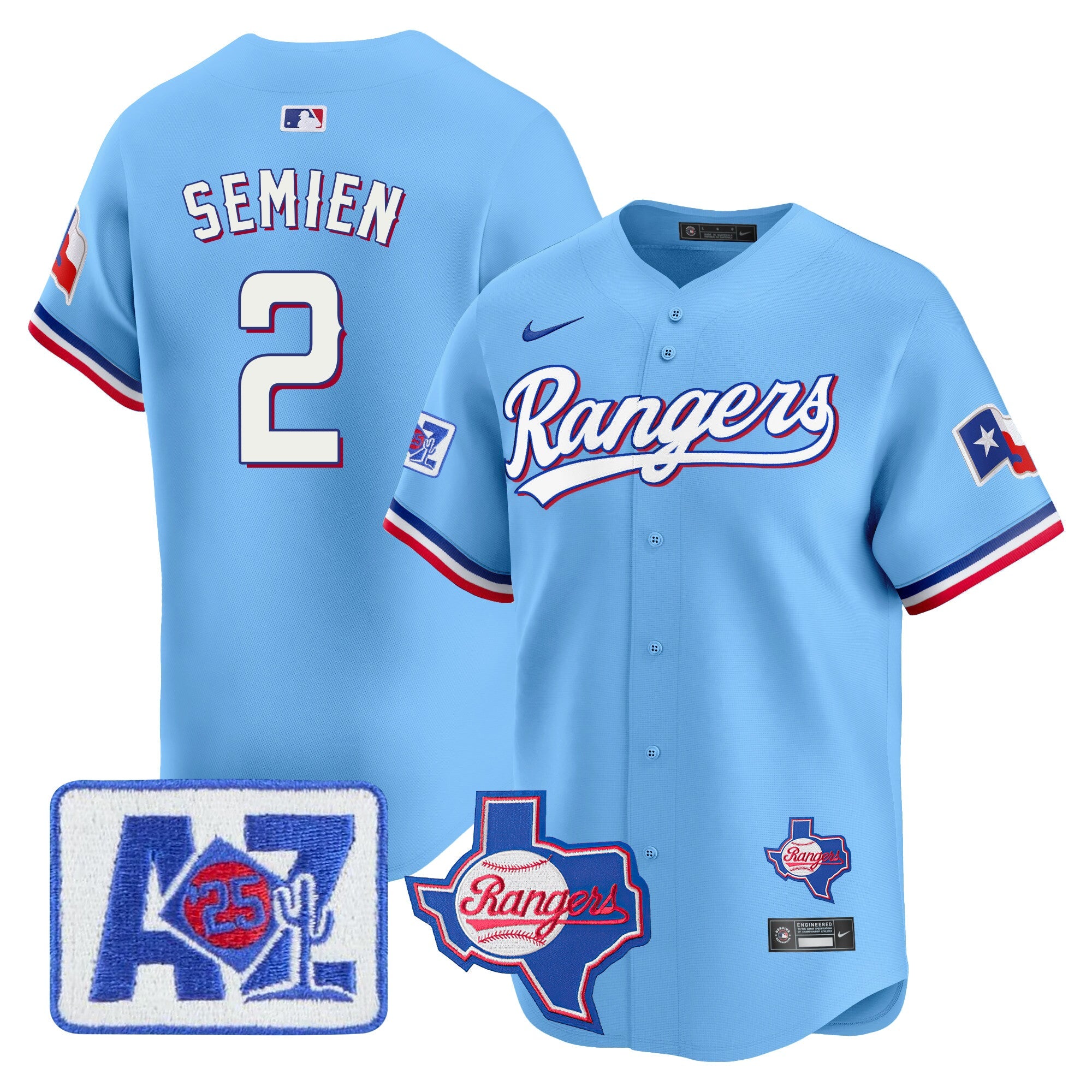 Men’s Texas 2025 Spring Training Patch Vapor Premier Limited Jersey