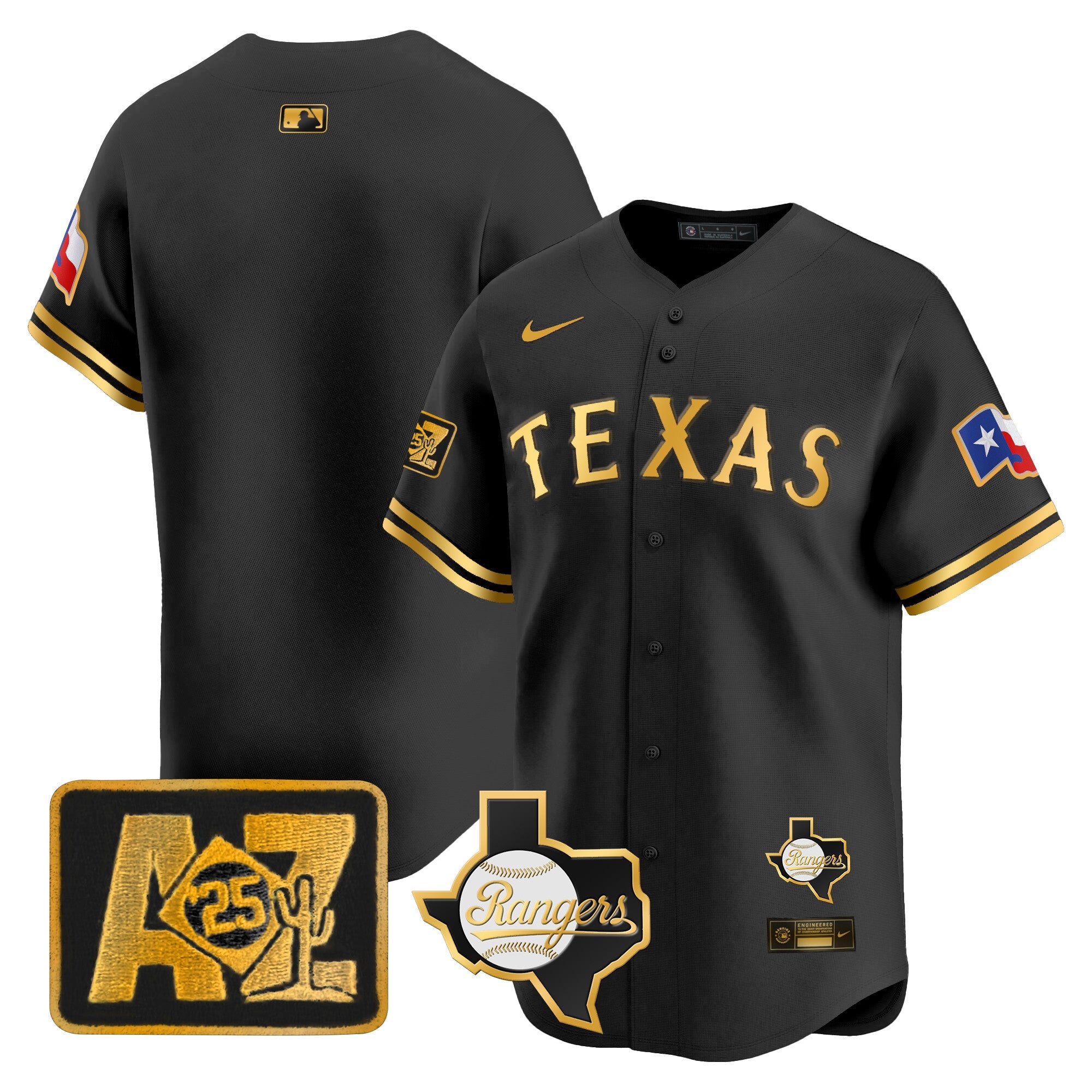 Men’s Texas 2025 Spring Training Patch Vapor Premier Limited Jersey