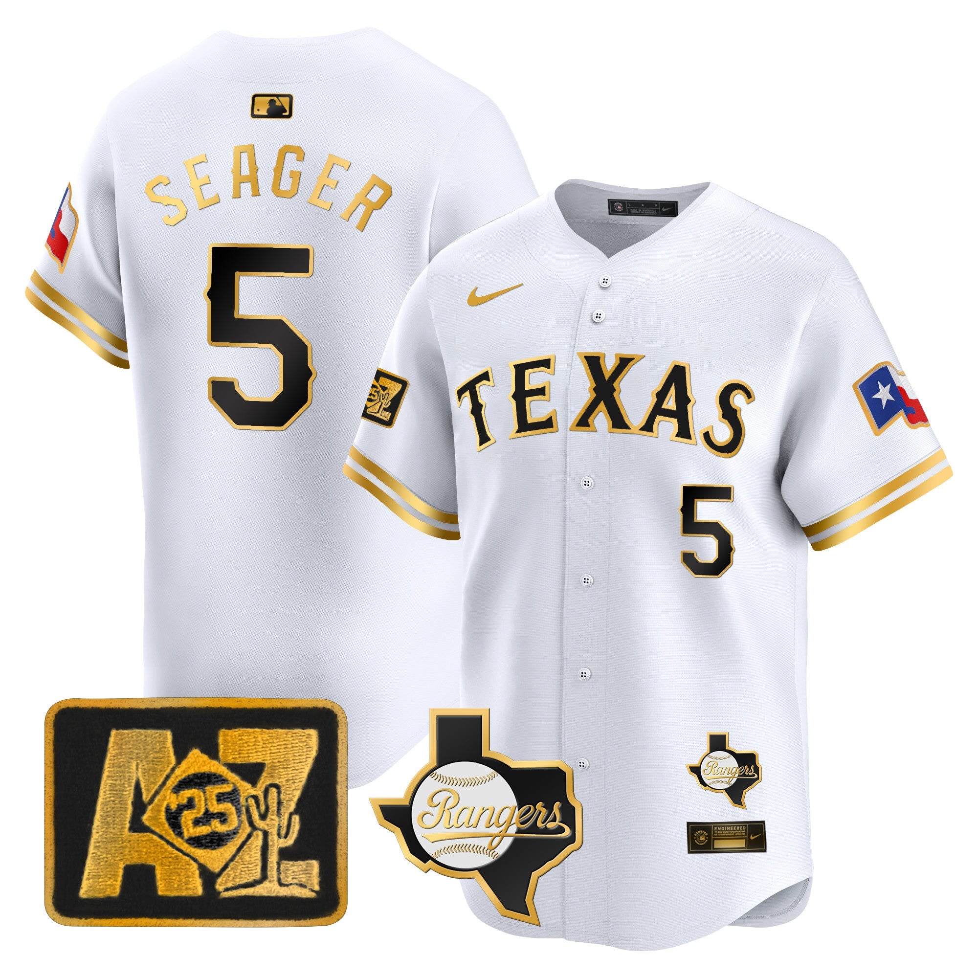 Men’s Texas 2025 Spring Training Patch Vapor Premier Limited Jersey