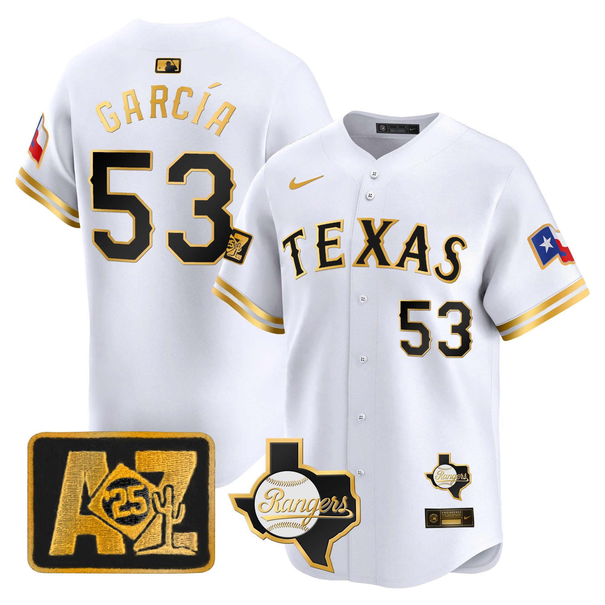 Men’s Texas 2025 Spring Training Patch Vapor Premier Limited Jersey