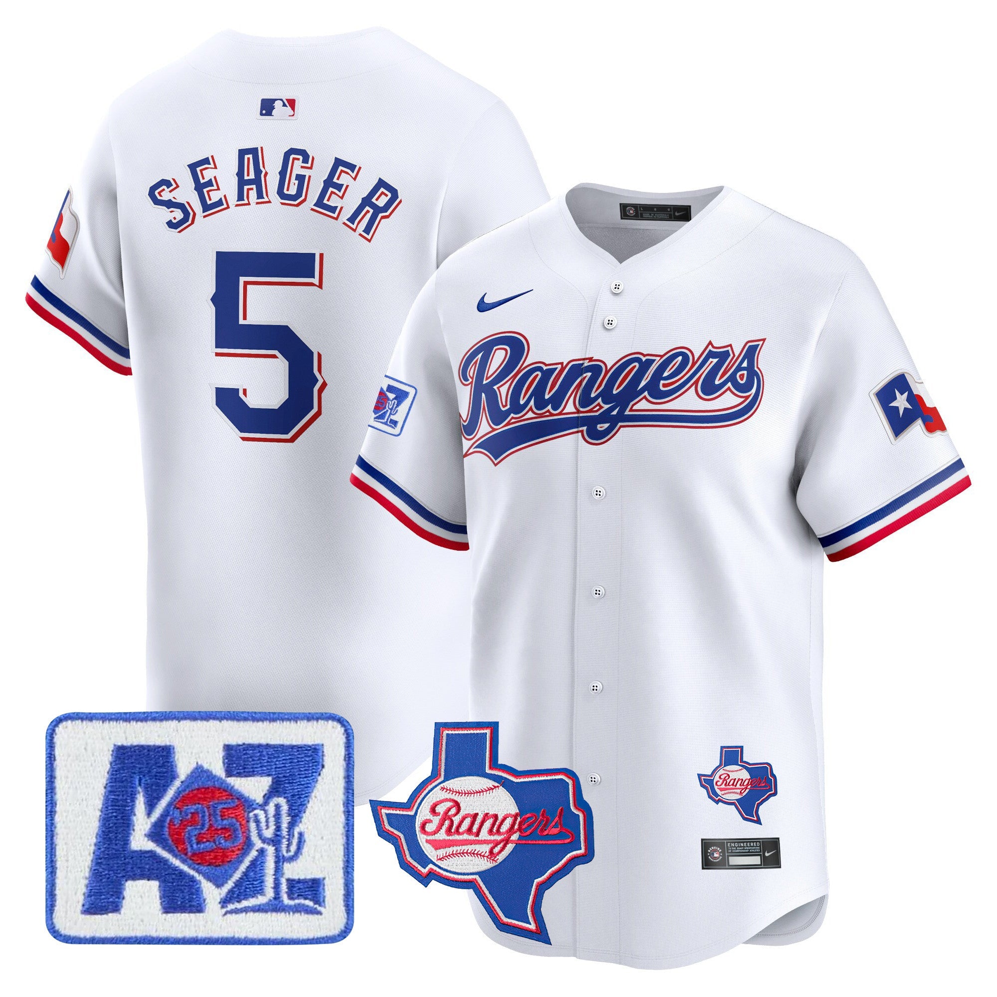 Men’s Texas 2025 Spring Training Patch Vapor Premier Limited Jersey