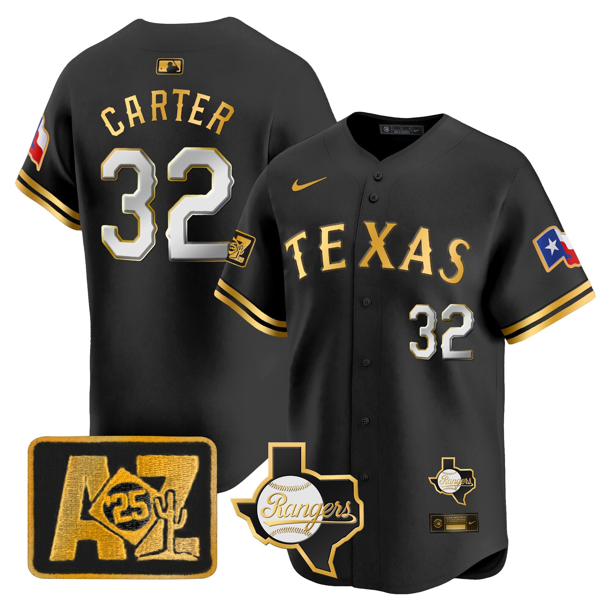 Men’s Texas 2025 Spring Training Patch Vapor Premier Limited Jersey