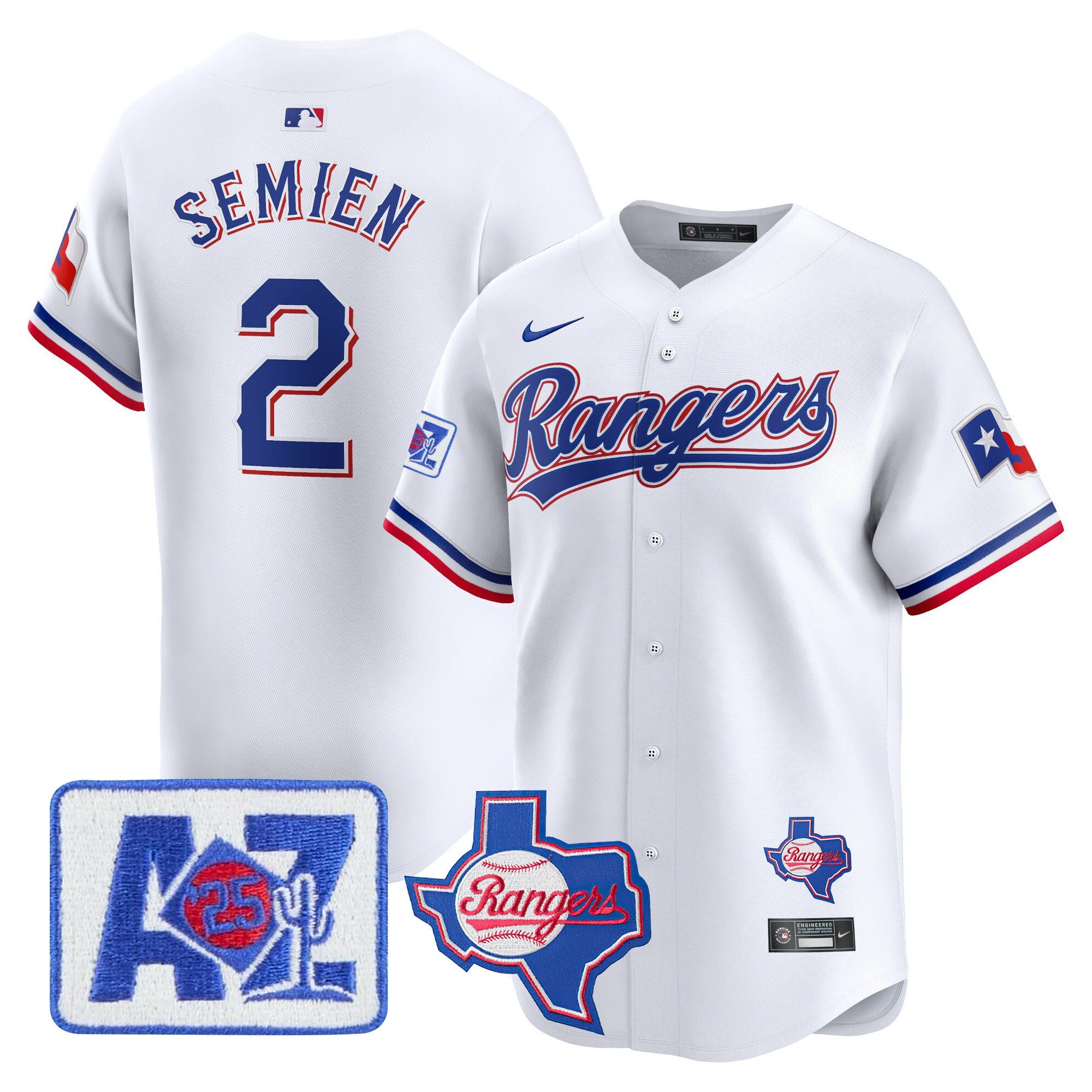 Men’s Texas 2025 Spring Training Patch Vapor Premier Limited Jersey