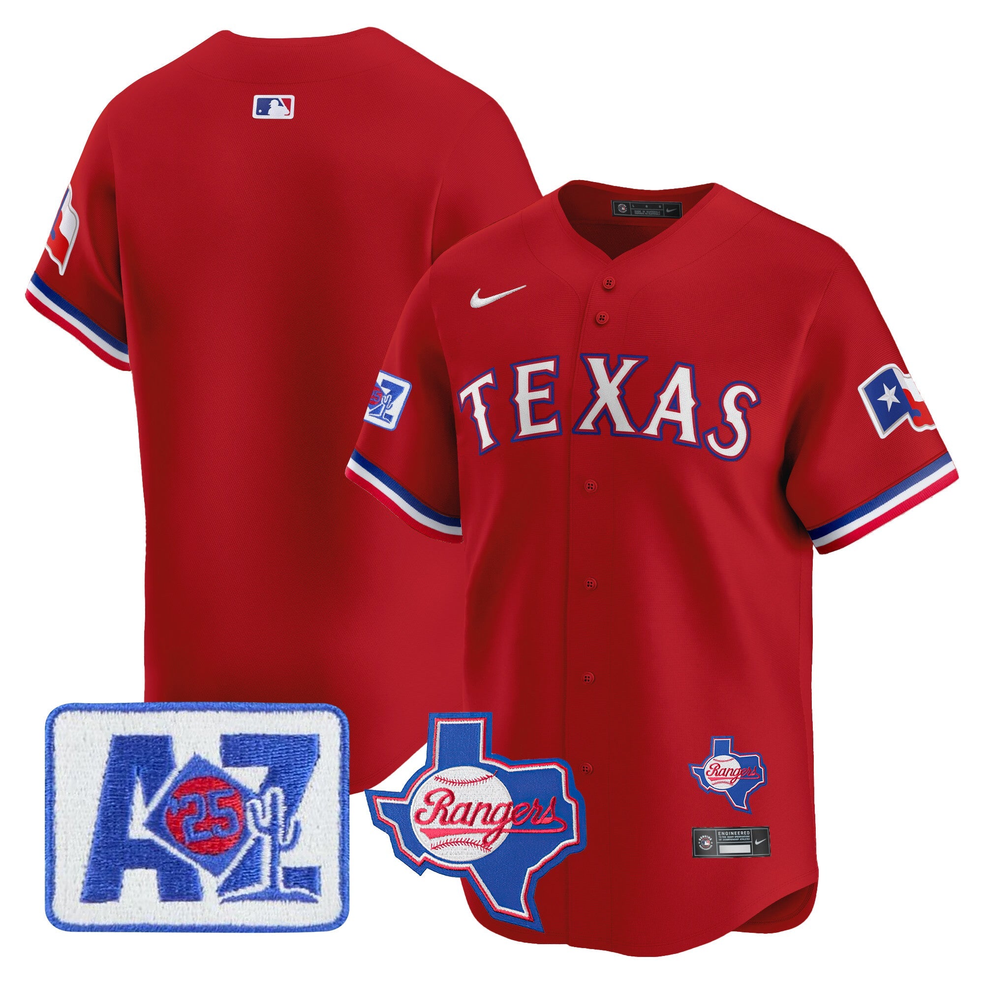 Men’s Texas 2025 Spring Training Patch Vapor Premier Limited Jersey