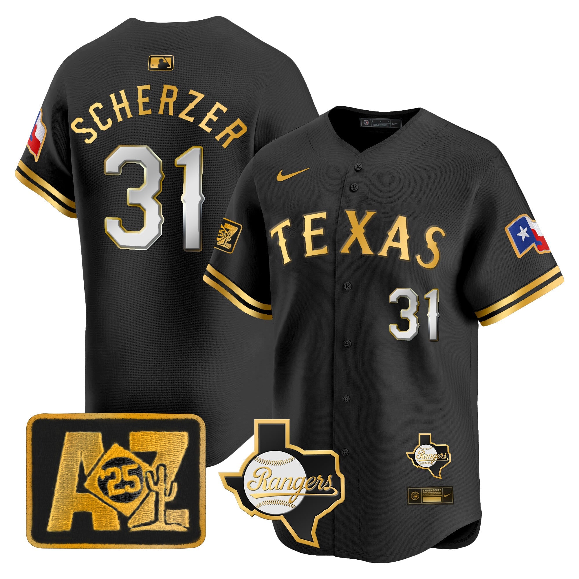 Men’s Texas 2025 Spring Training Patch Vapor Premier Limited Jersey