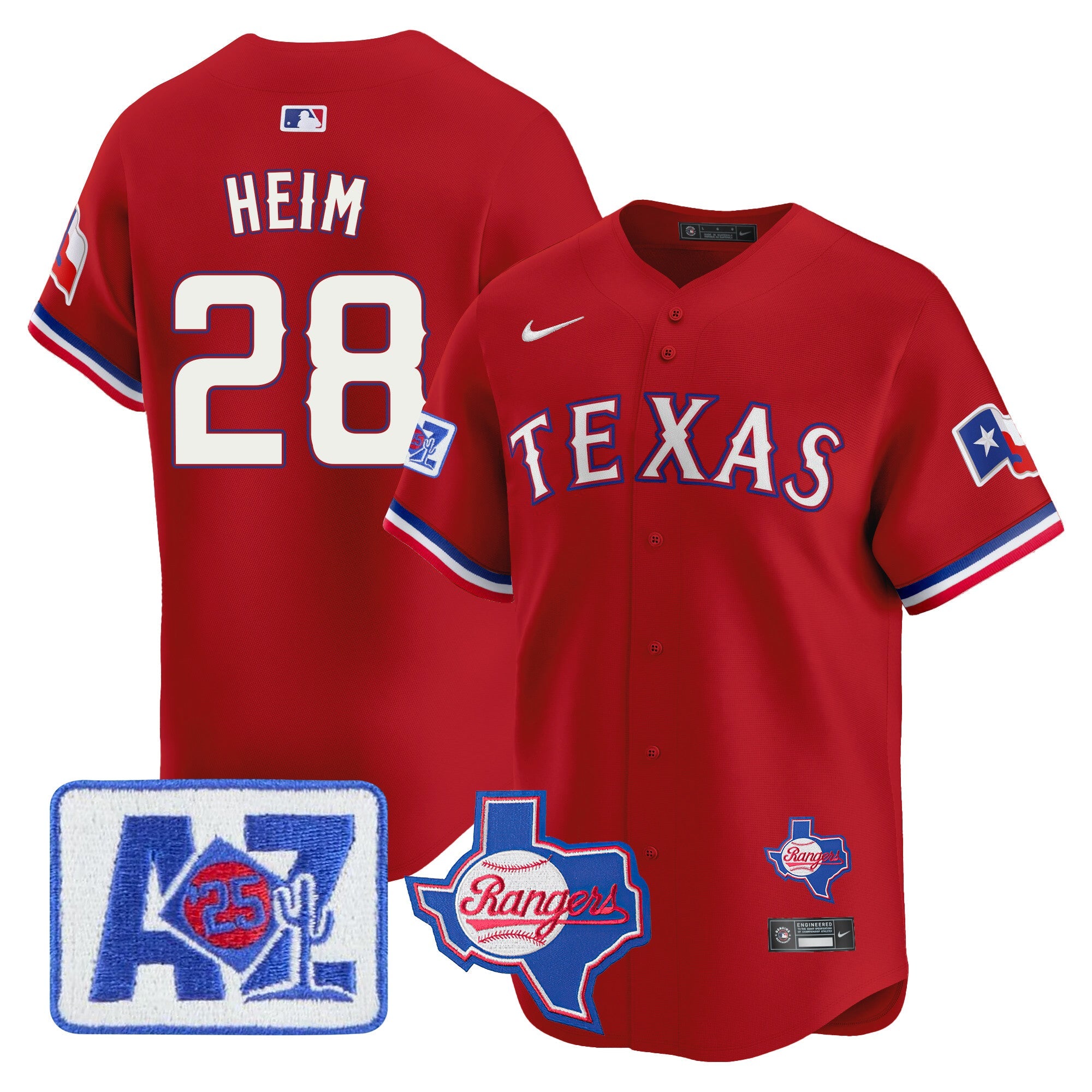 Men’s Texas 2025 Spring Training Patch Vapor Premier Limited Jersey