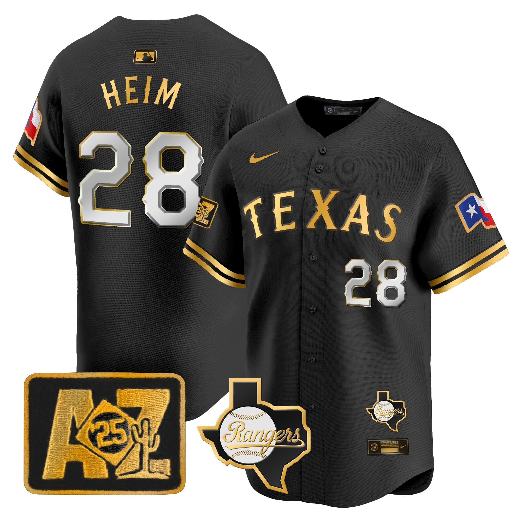 Men’s Texas 2025 Spring Training Patch Vapor Premier Limited Jersey