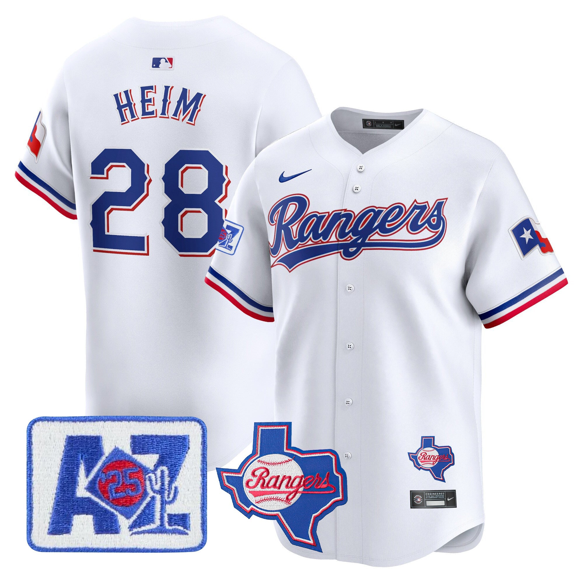 Men’s Texas 2025 Spring Training Patch Vapor Premier Limited Jersey