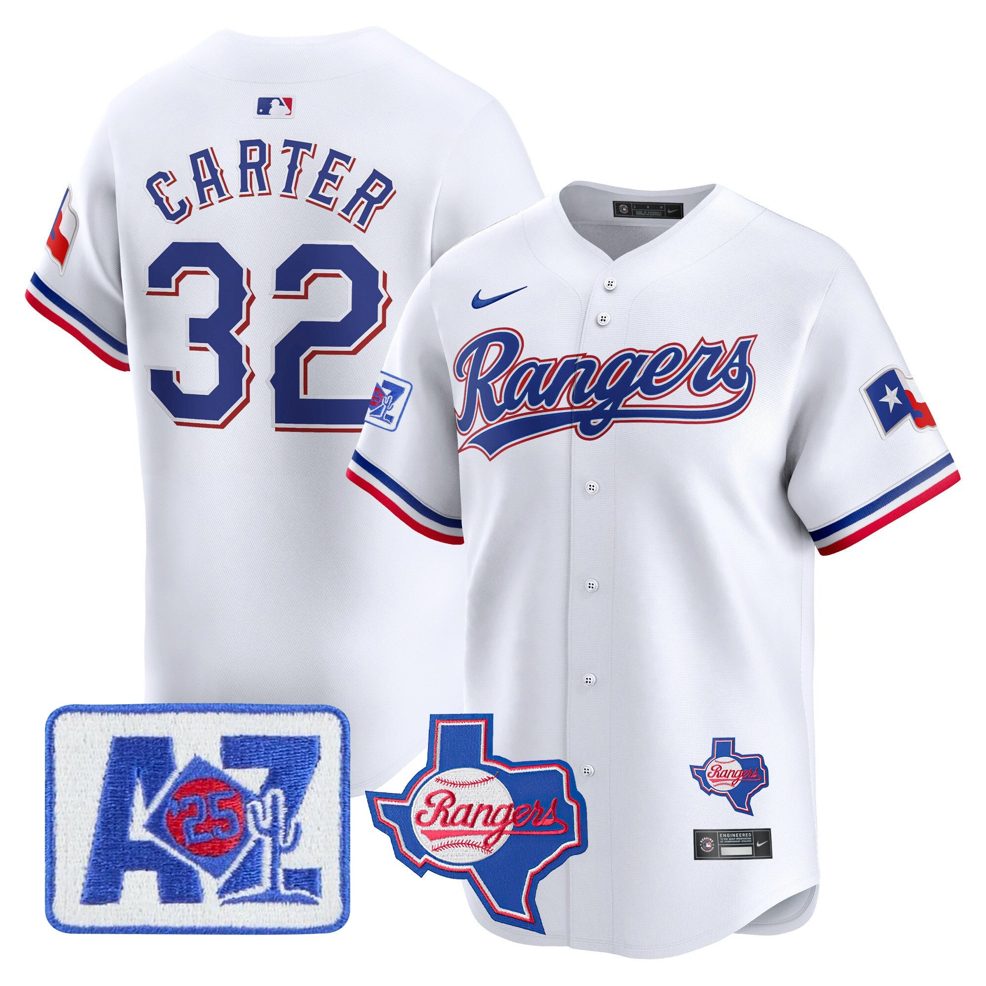 Men’s Texas 2025 Spring Training Patch Vapor Premier Limited Jersey