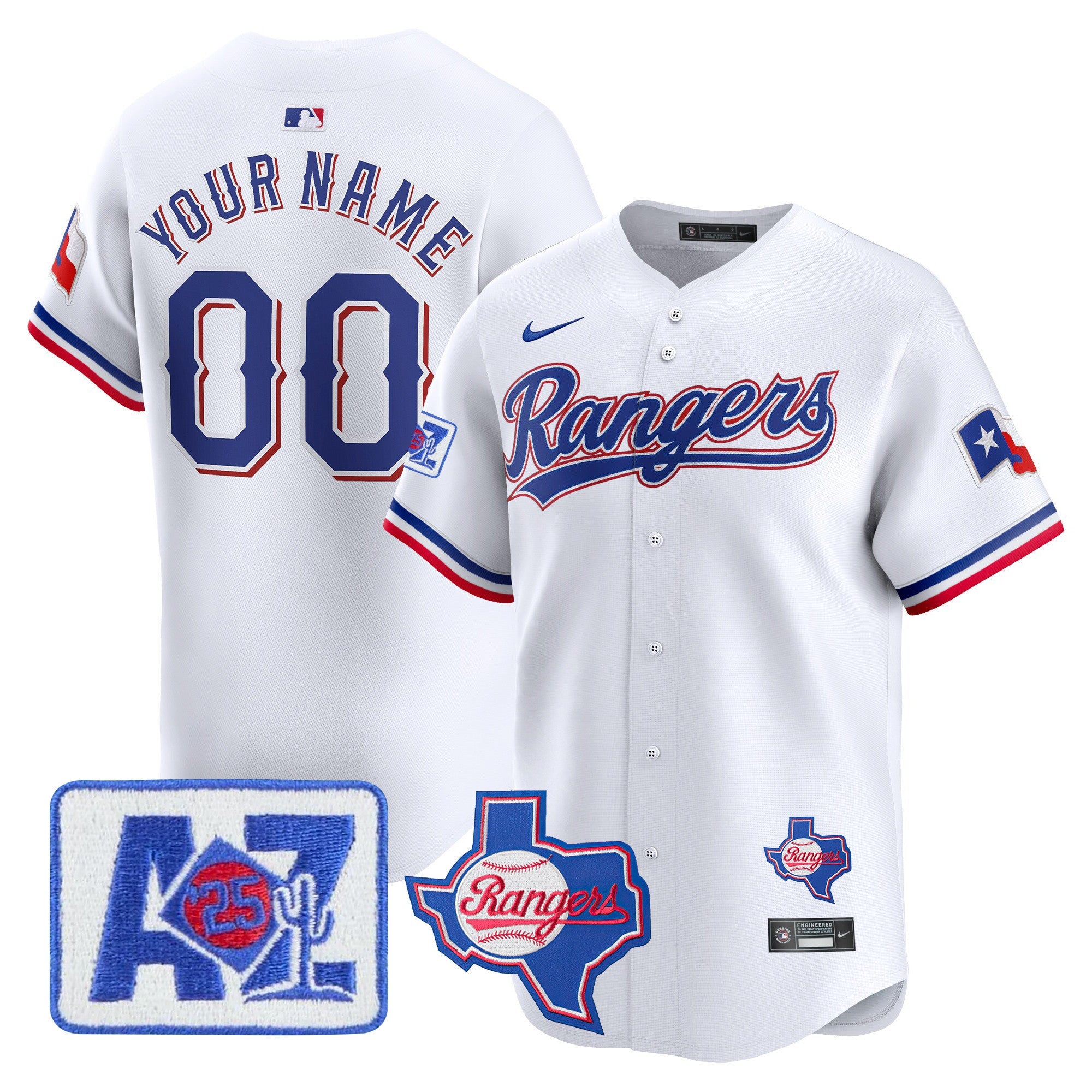Texas 2025 Spring Training Patch Vapor Premier Limited Custom Jersey