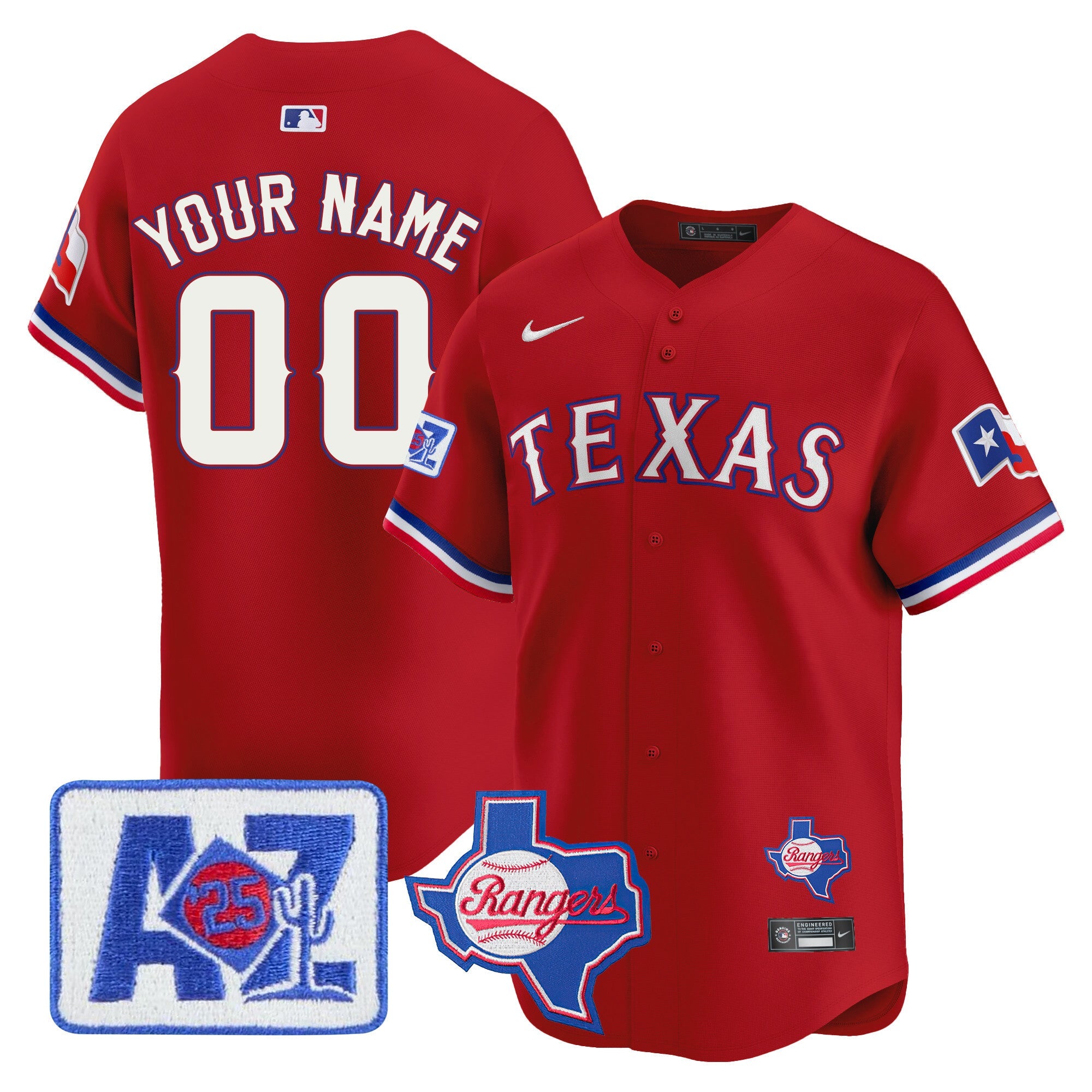 Texas 2025 Spring Training Patch Vapor Premier Limited Custom Jersey