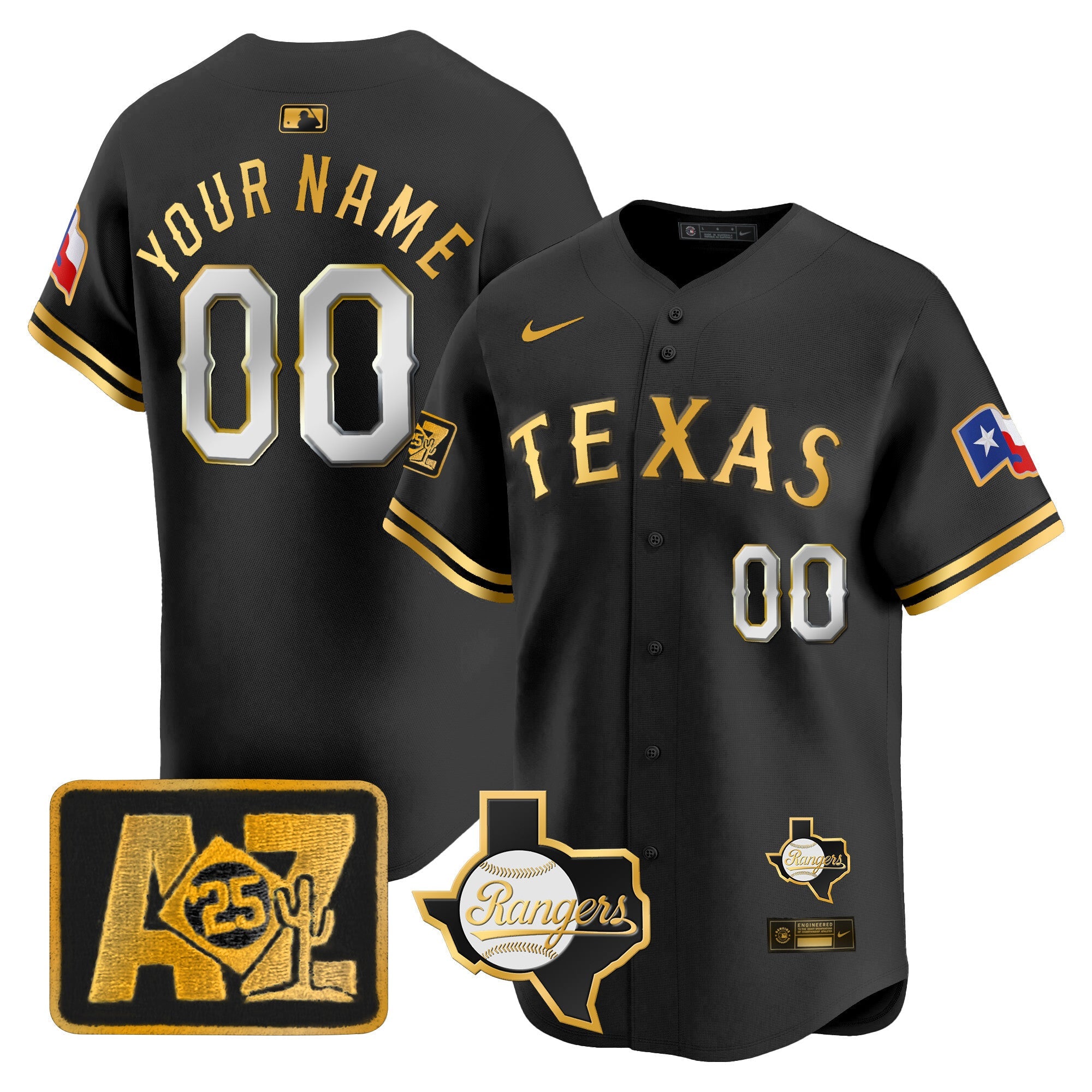 Texas 2025 Spring Training Patch Vapor Premier Limited Custom Jersey