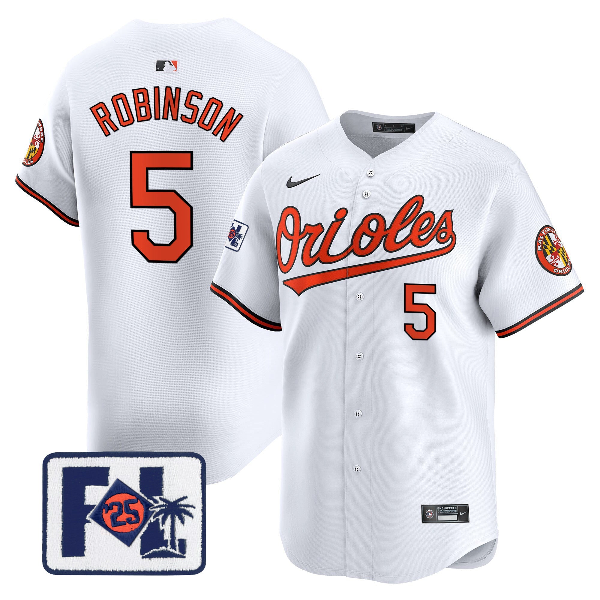 Men’s Baltimore 2025 Spring Training Patch Vapor Premier Limited Jersey