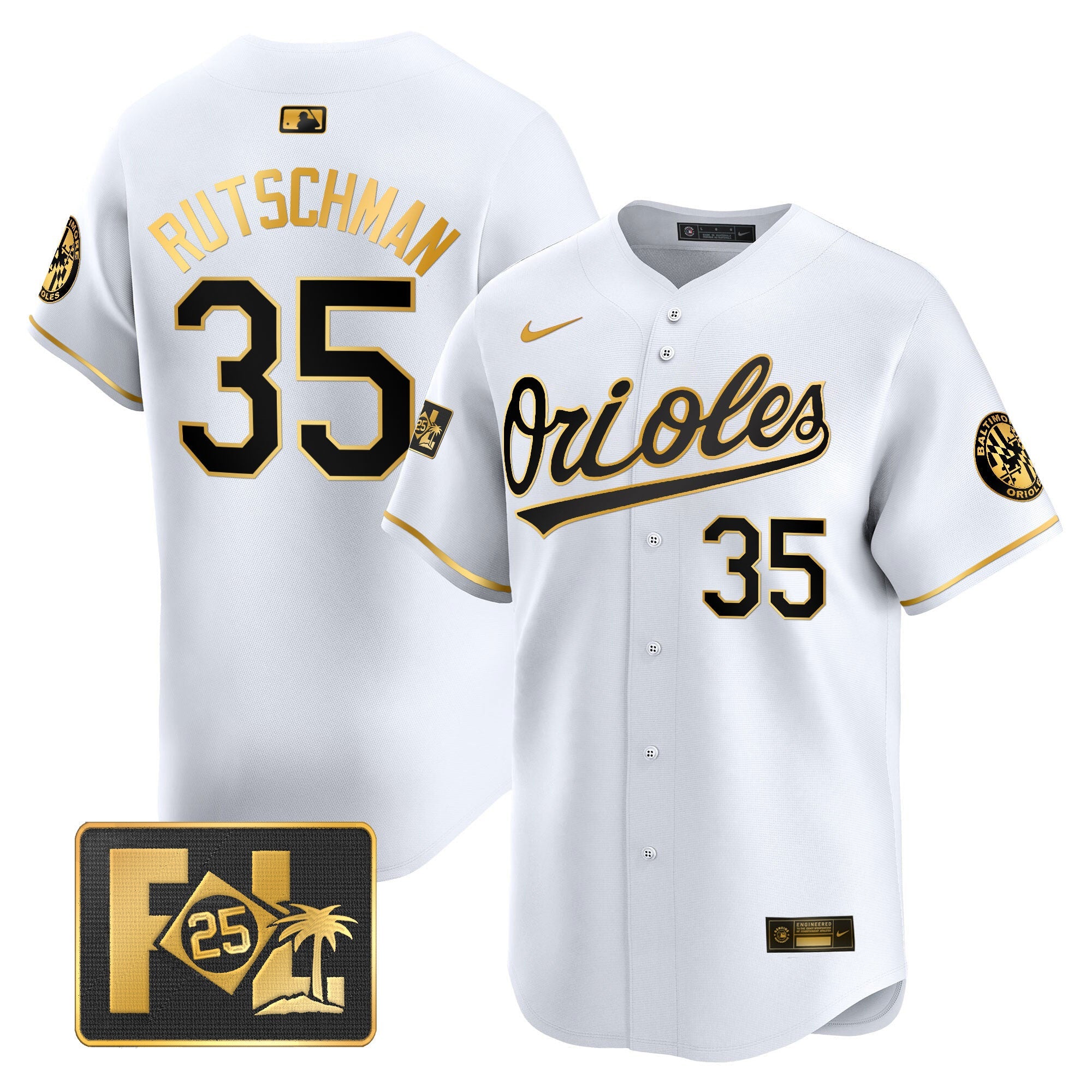 Men’s Baltimore 2025 Spring Training Patch Vapor Premier Limited Jersey